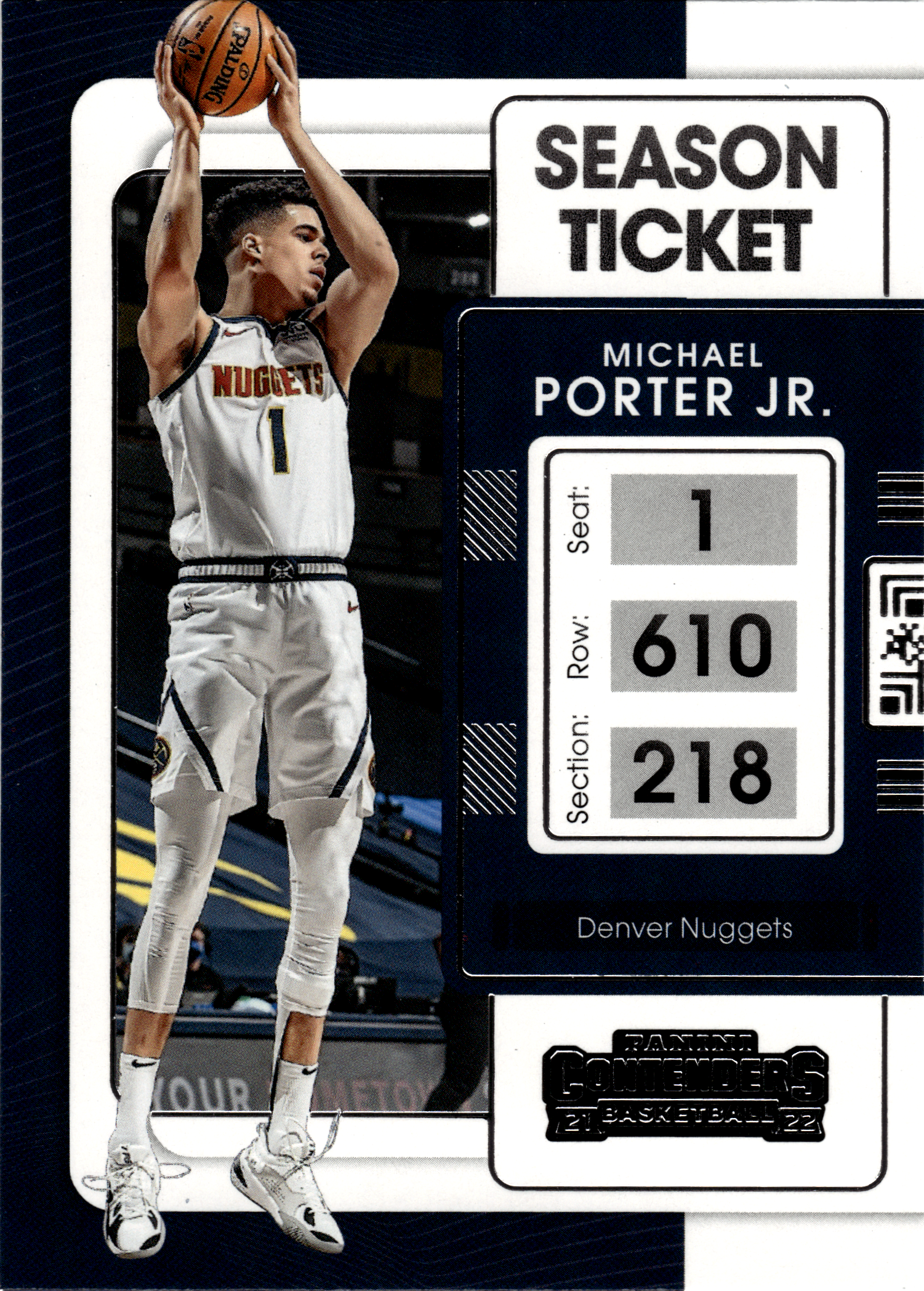 Michael Porter Jr. - Panini Contenders Season Ticket 2021-22, Nr. 48 (Art.-Nr. SG103557)
