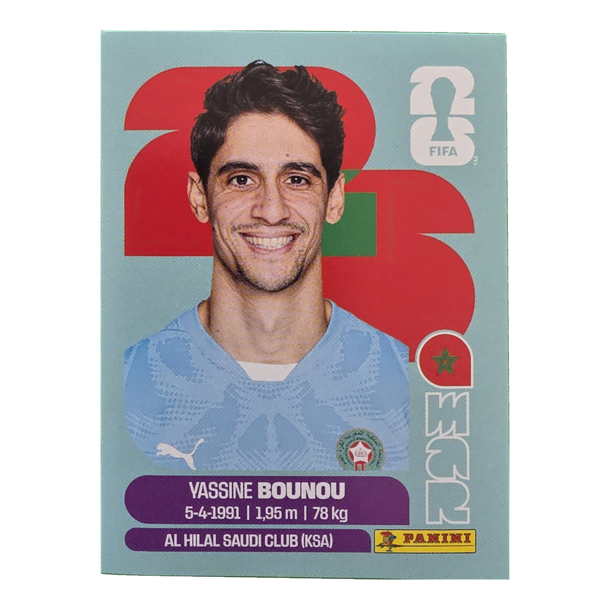 Yassine Bounou - Marokko, FIFA WM 2026, Nr. MAR2