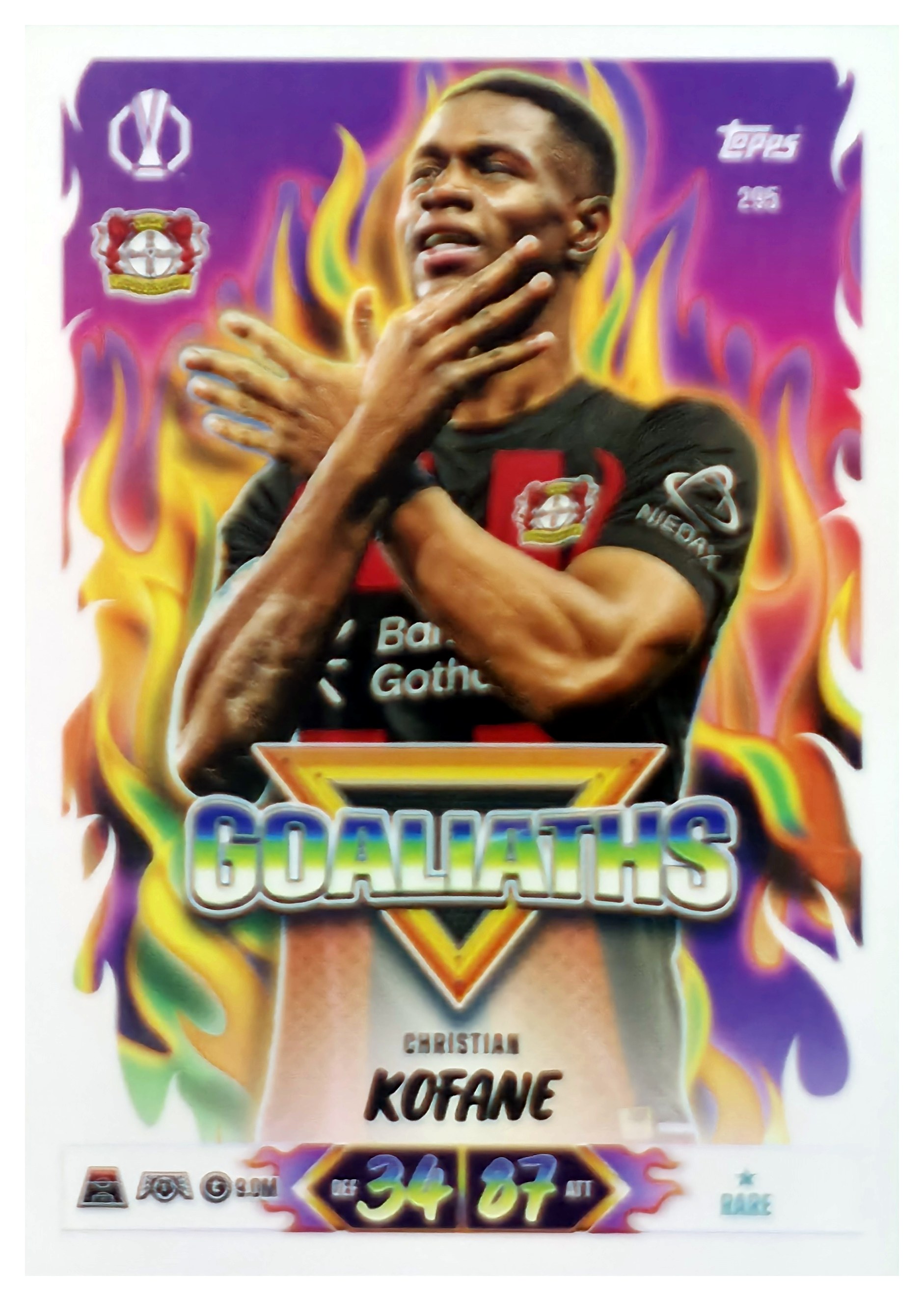 Christian Kofane - Topps Match Attax UEFA Club Competitions Goaliaths 2026-27, Nr. 295 (Art.-Nr. SG107630)