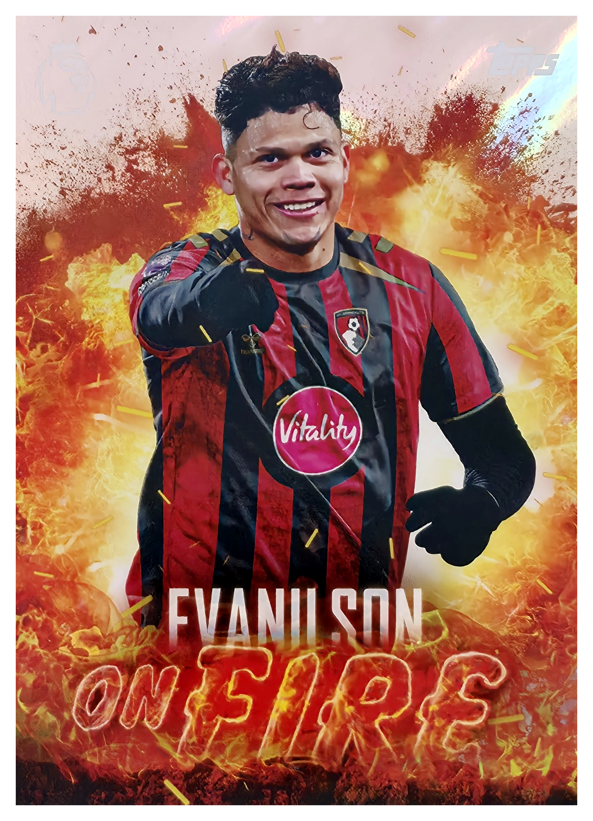 Evanilson - Topps Flagship Premier League On Fire 2026-27, Nr. OF 8 – Insert (Art.-Nr. SG104817)
