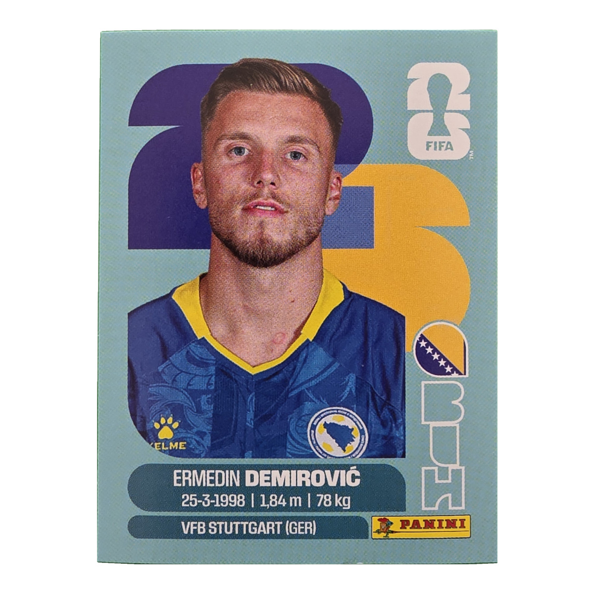 Ermedin Demirovic - Bosnien und Herzegowina, FIFA WM 2026, Nr. BIH17