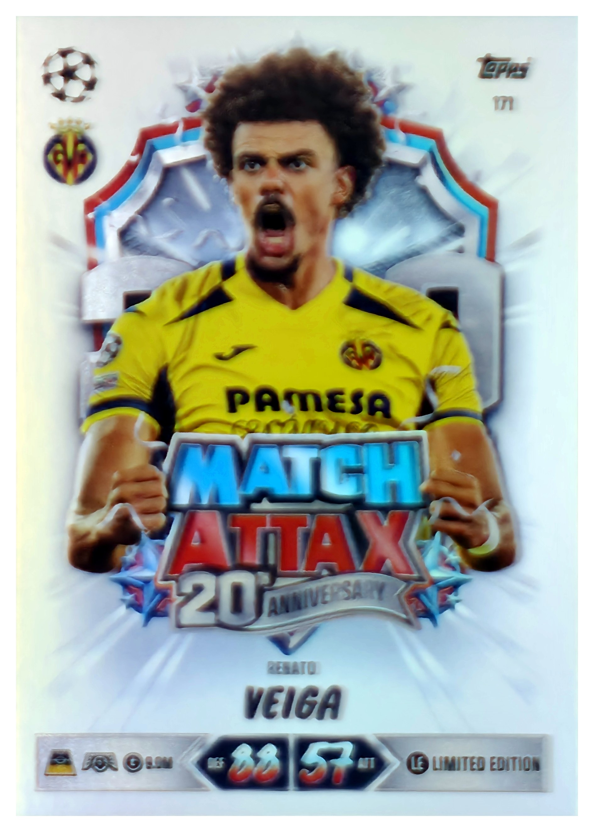 Renato Veiga - Topps Match Attax UEFA Club Competitions 20th Anniversary 2026-27, Nr. 171 (Art.-Nr. SG107680)