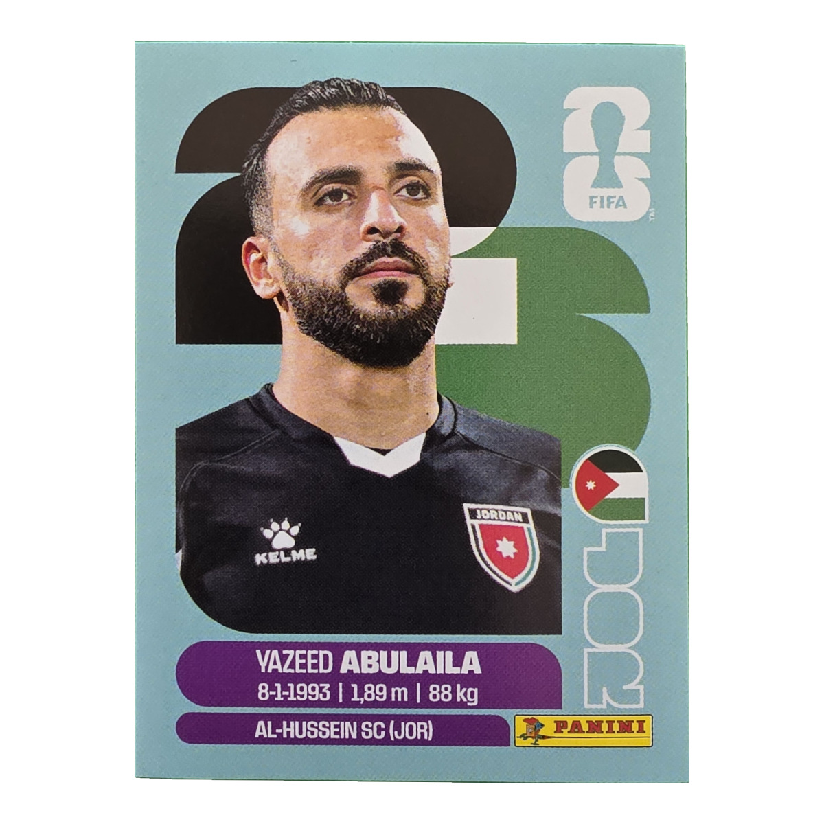 Yazeed Abulaila - Jordanien, FIFA WM 2026, Nr. JOR2