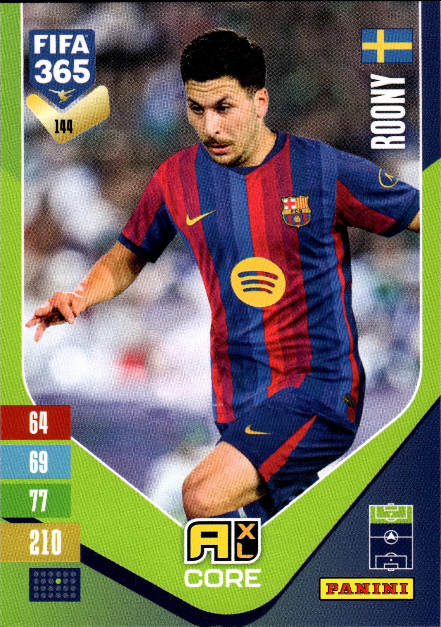 Roony Bardghji - Panini Adrenalyn XL FIFA 365 Base Set 2026-27, Nr. 144 (Art.-Nr. SG110163)