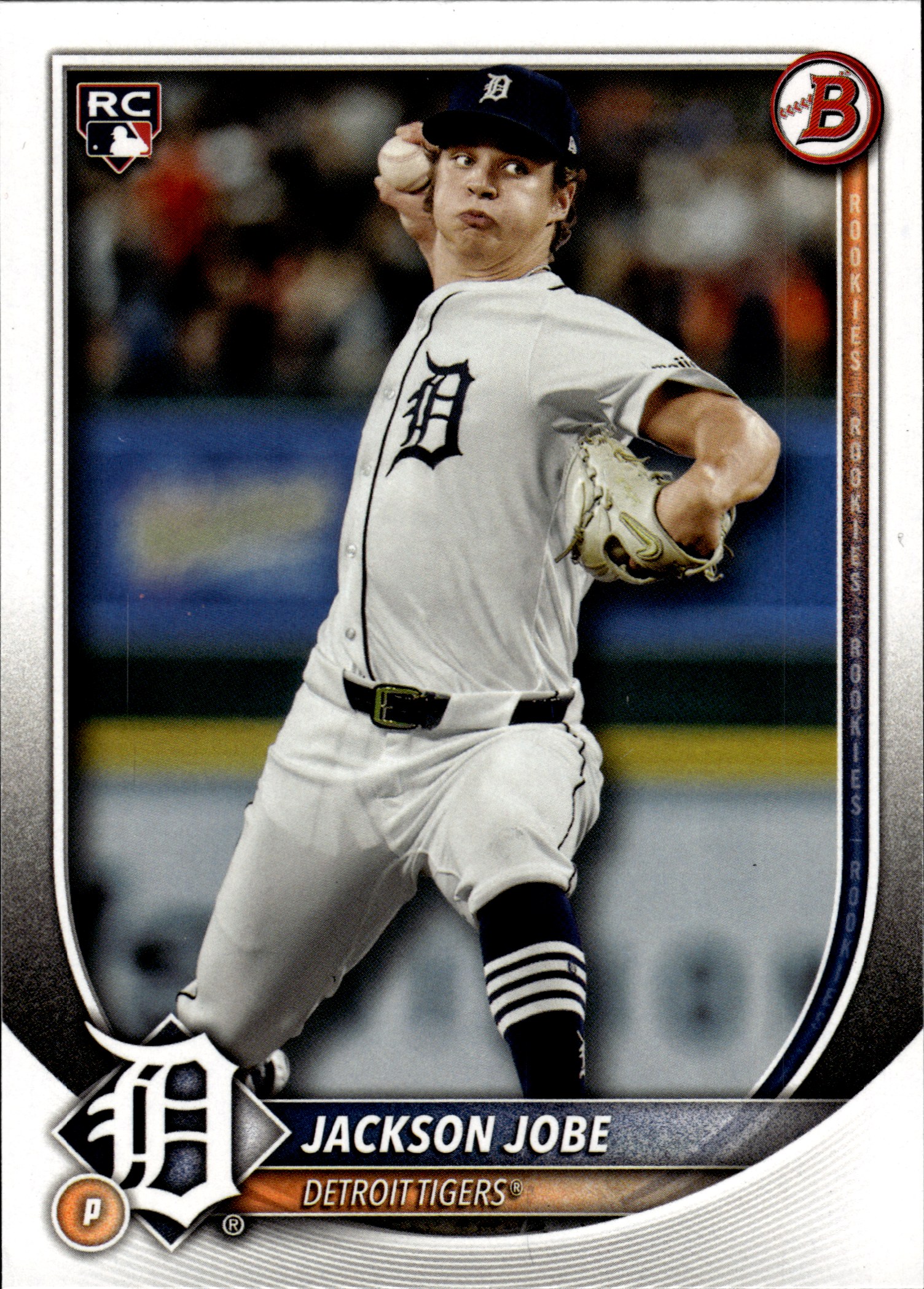 Jackson Jobe - Topps Bowman Base Set 2025, Nr. 50 – Rookie Card (Art.-Nr. SG108856)