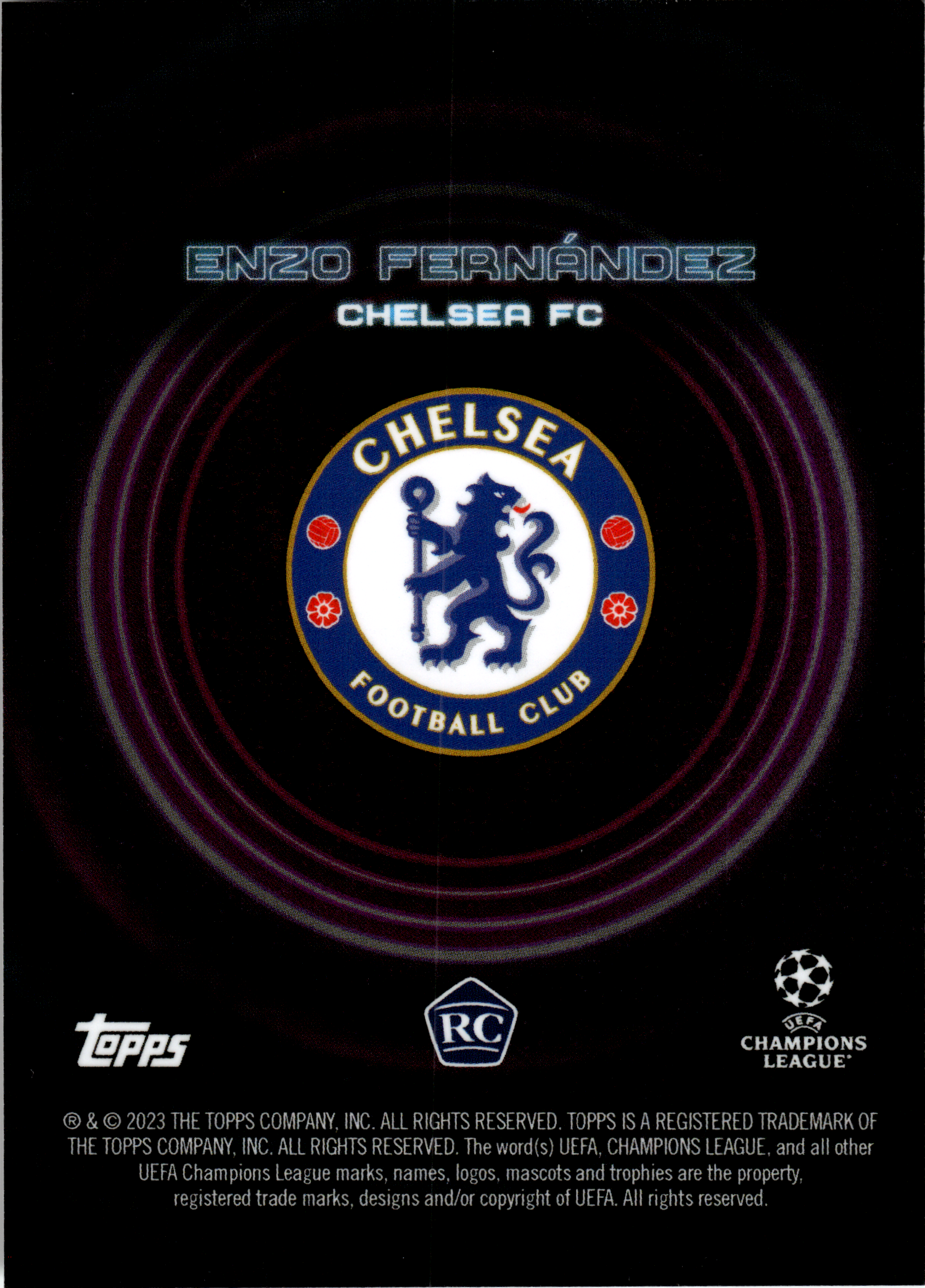 Enzo Fernández - Topps UEFA Club Competitions Showcase 2023-24
