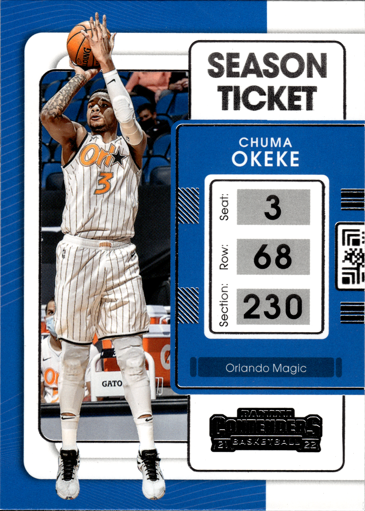 Chuma Okeke - Panini Contenders Season Ticket 2021-22, Nr. 37 (Art.-Nr. SG103611)