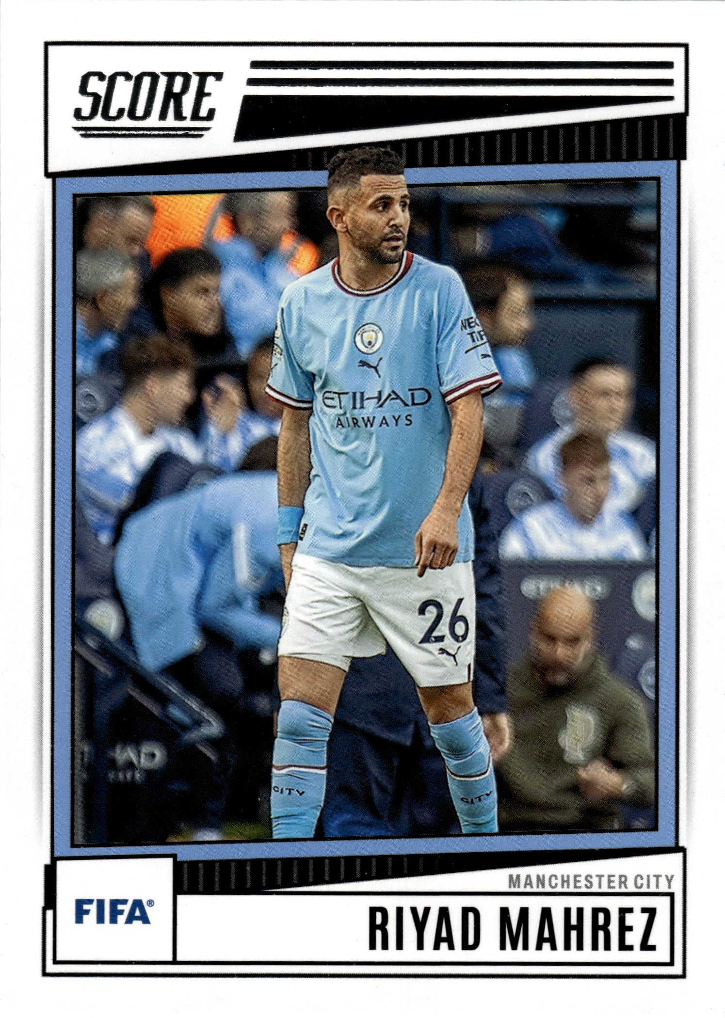 Riyad Mahrez - Panini Score FIFA Base Set 2022-23, Nr. 184 (Art.-Nr. SG102648)