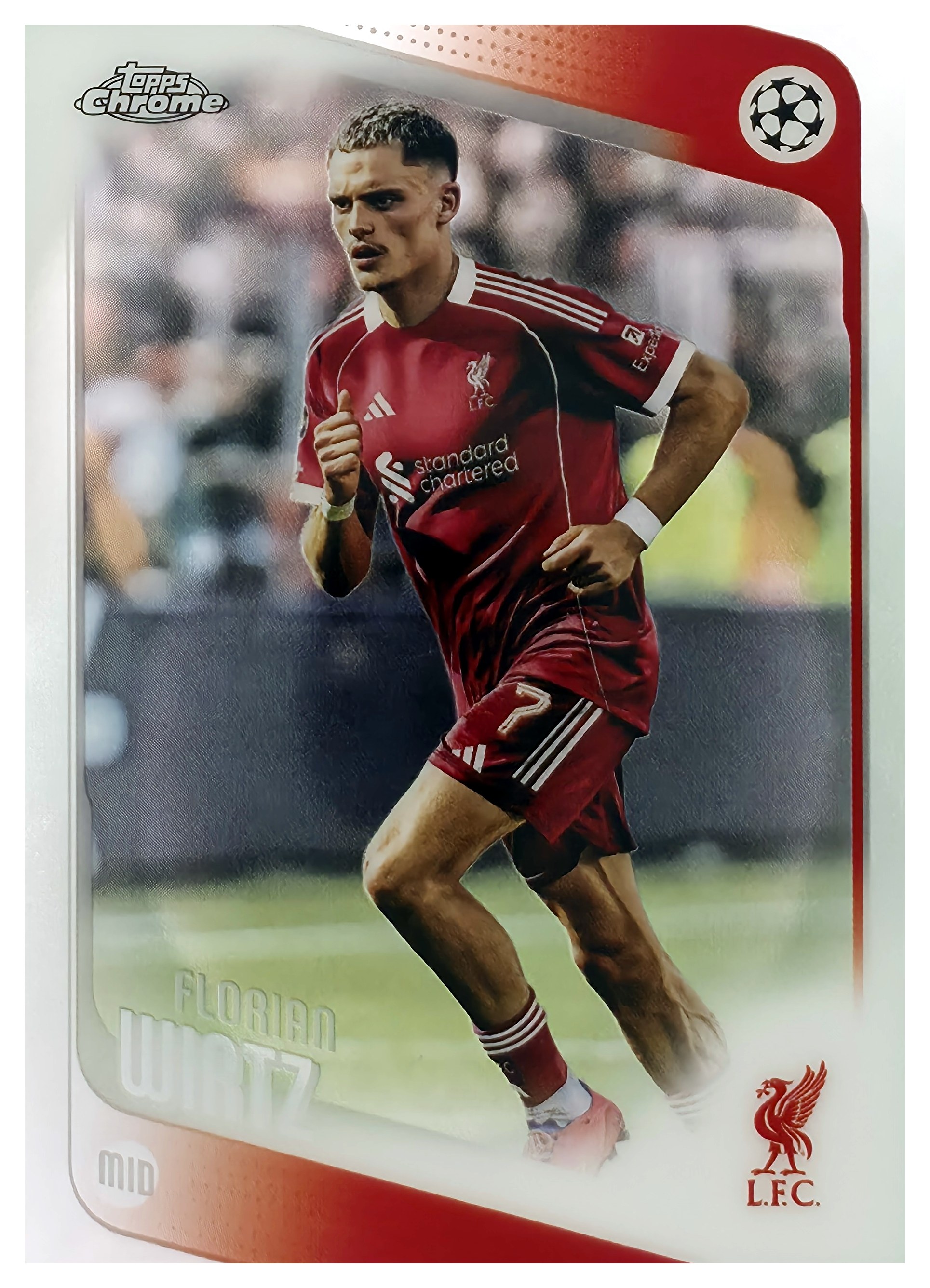 Florian Wirtz - Topps Chrome UEFA Club Competitions Base Set 2025-26, Nr. 74 (Art.-Nr. SG108105)