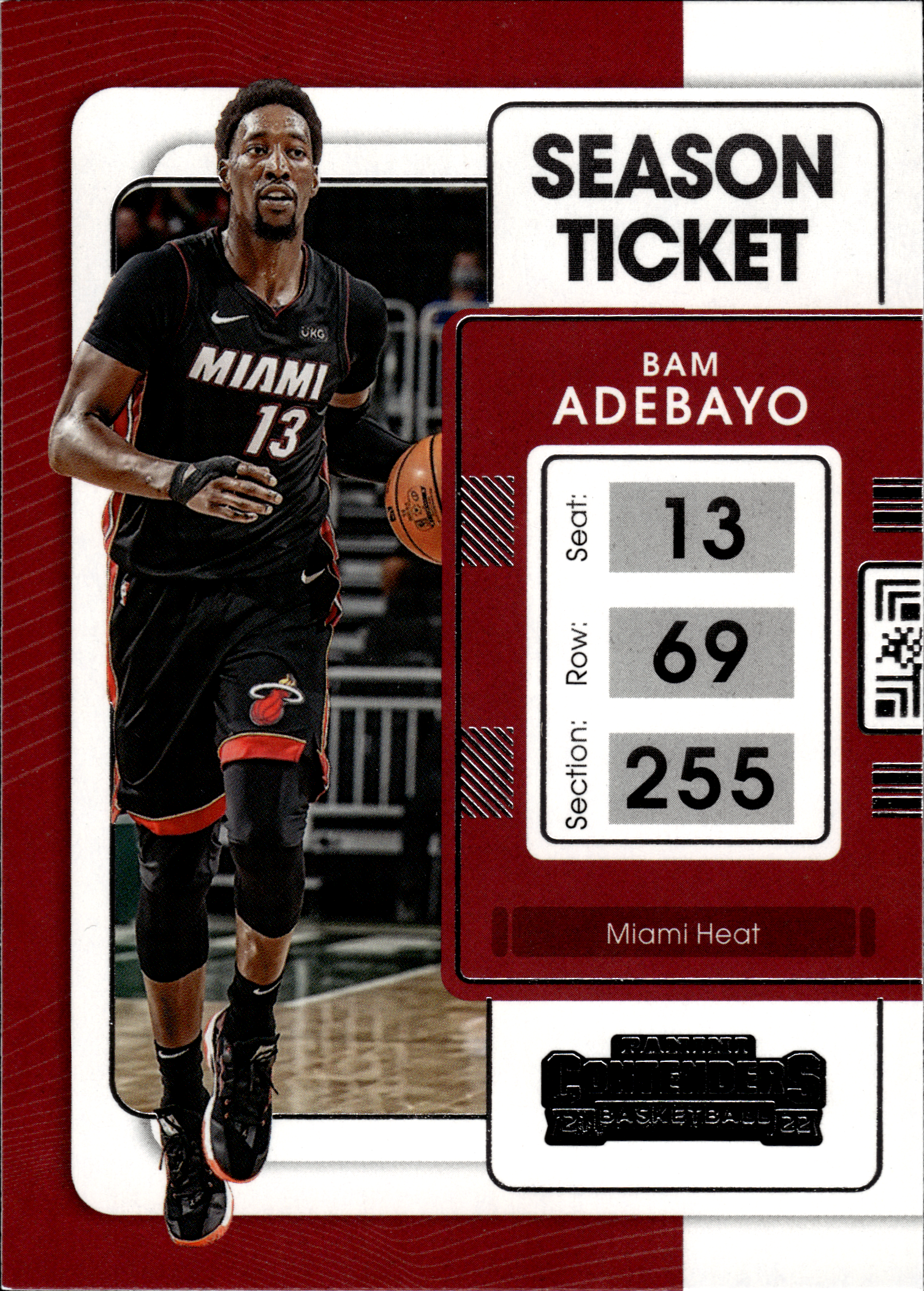 Bam Adebayo - Panini Contenders Season Ticket 2021-22, Nr. 43 (Art.-Nr. SG103672)