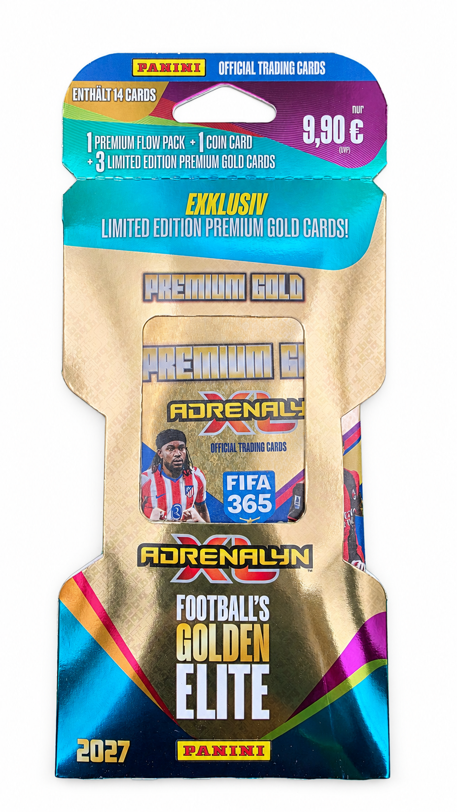Panini FIFA 365 2026/2027 Adrenalyn XL – PREMIUM GOLD PACK (Adrenalyn XL FIFA 365 Base Set · Booster)