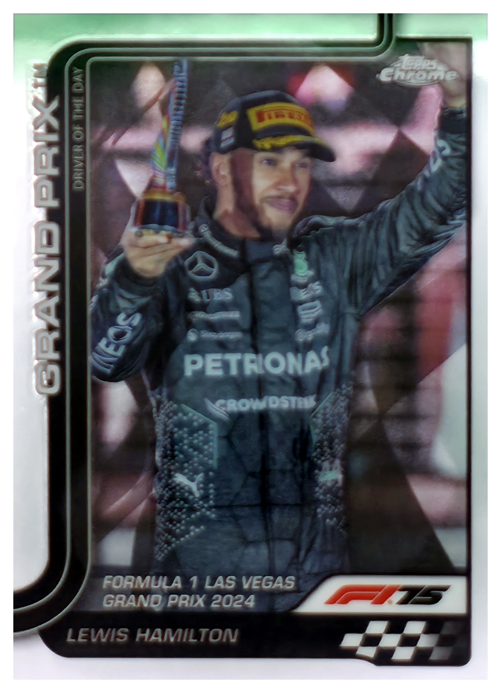 Lewis Hamilton - Topps Chrome Formula 1 Grand Prix Driver of the Day 2025, Nr. 143 (Art.-Nr. SG109002)