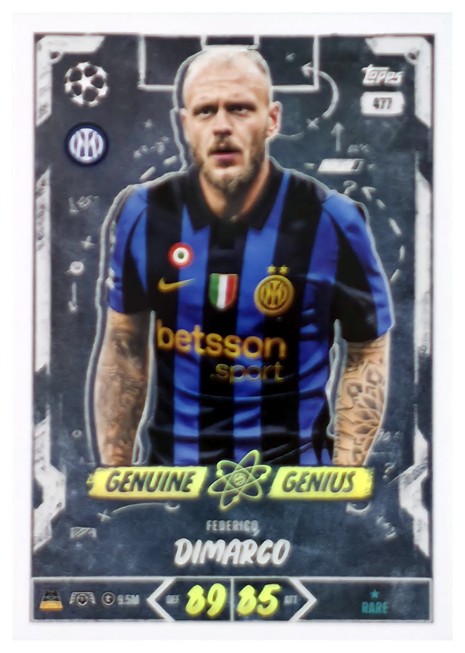 Federico Dimarco - Topps Match Attax UEFA Club Competitions Genuine Genius 2026-27, Nr. 477 (Art.-Nr. SG107654)