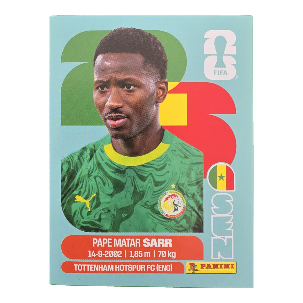 Pape Matar Sarr - Senegal, FIFA WM 2026, Nr. SEN10