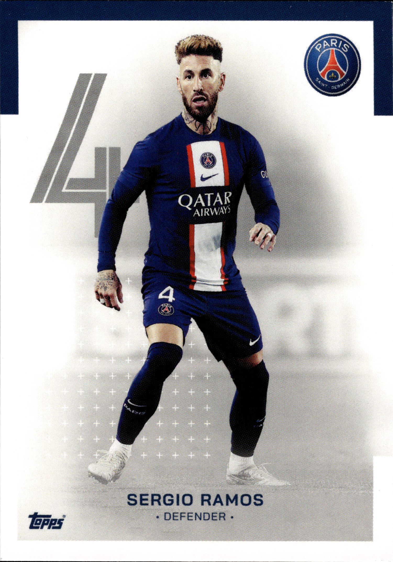 Sergio Ramos - Topps Paris Saint-Germain Official Team Set 2023-24, Nr. 2 (Art.-Nr. SG102991)