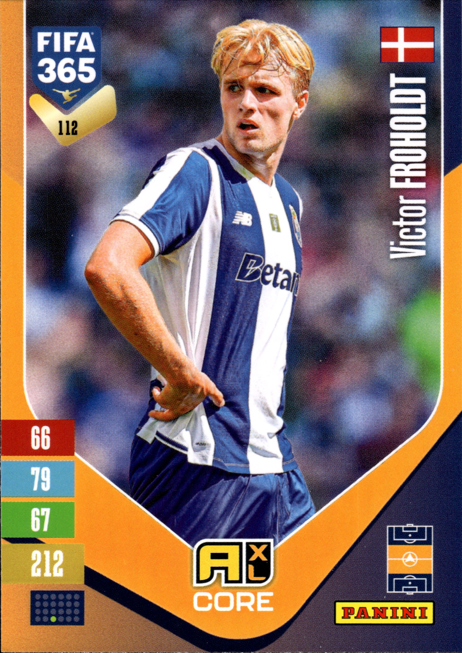 Victor Froholdt - Panini Adrenalyn XL FIFA 365 Base Set 2026-27, Nr. 112 (Art.-Nr. SG110171)