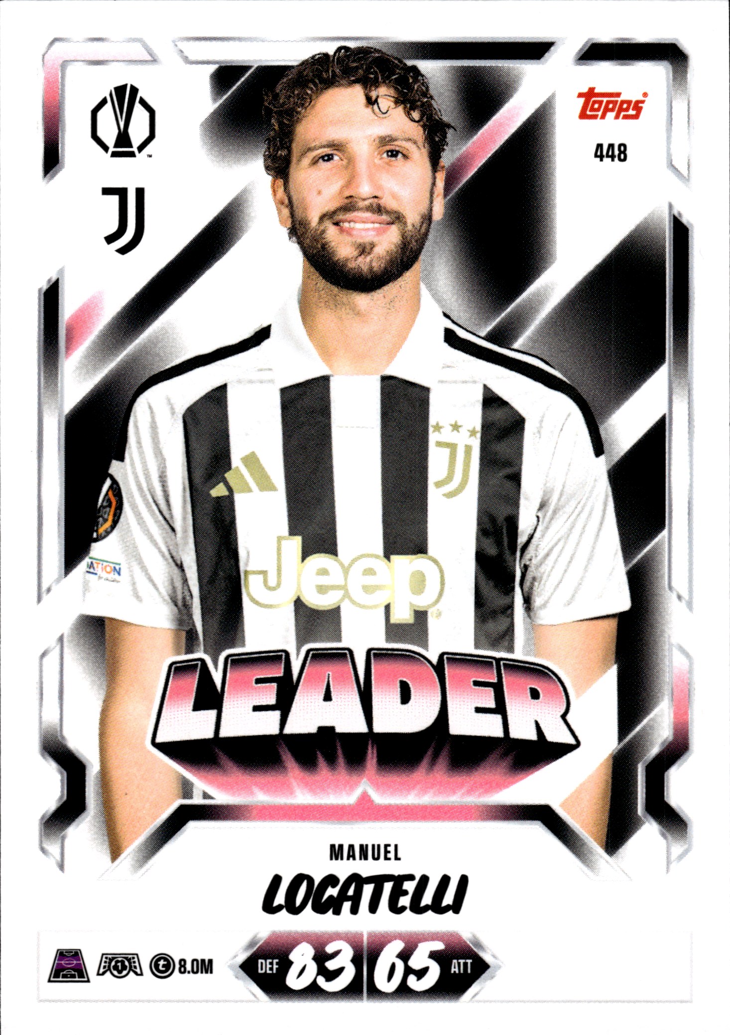 Manuel Locatelli - Topps Match Attax UEFA Club Competitions Leader 2026-27, Nr. 448 (Art.-Nr. SG107183)