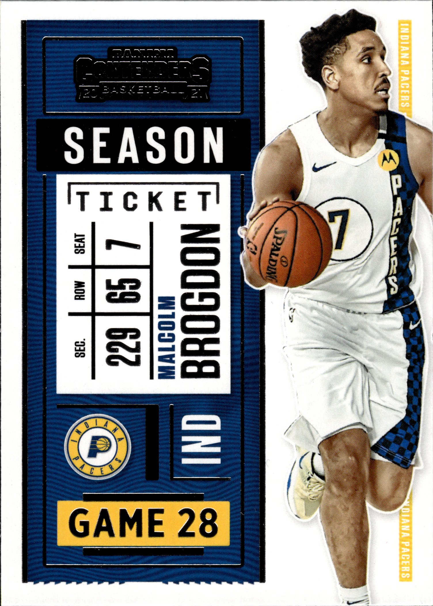 Malcolm Brogdon - Panini Contenders Season Ticket 2020-21, Nr. 8 (Art.-Nr. SG103772)