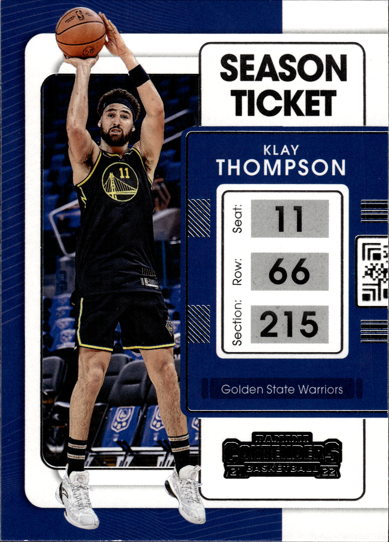 Klay Thompson - Panini Contenders Season Ticket 2021-22, Nr. 20 (Art.-Nr. SG103640)