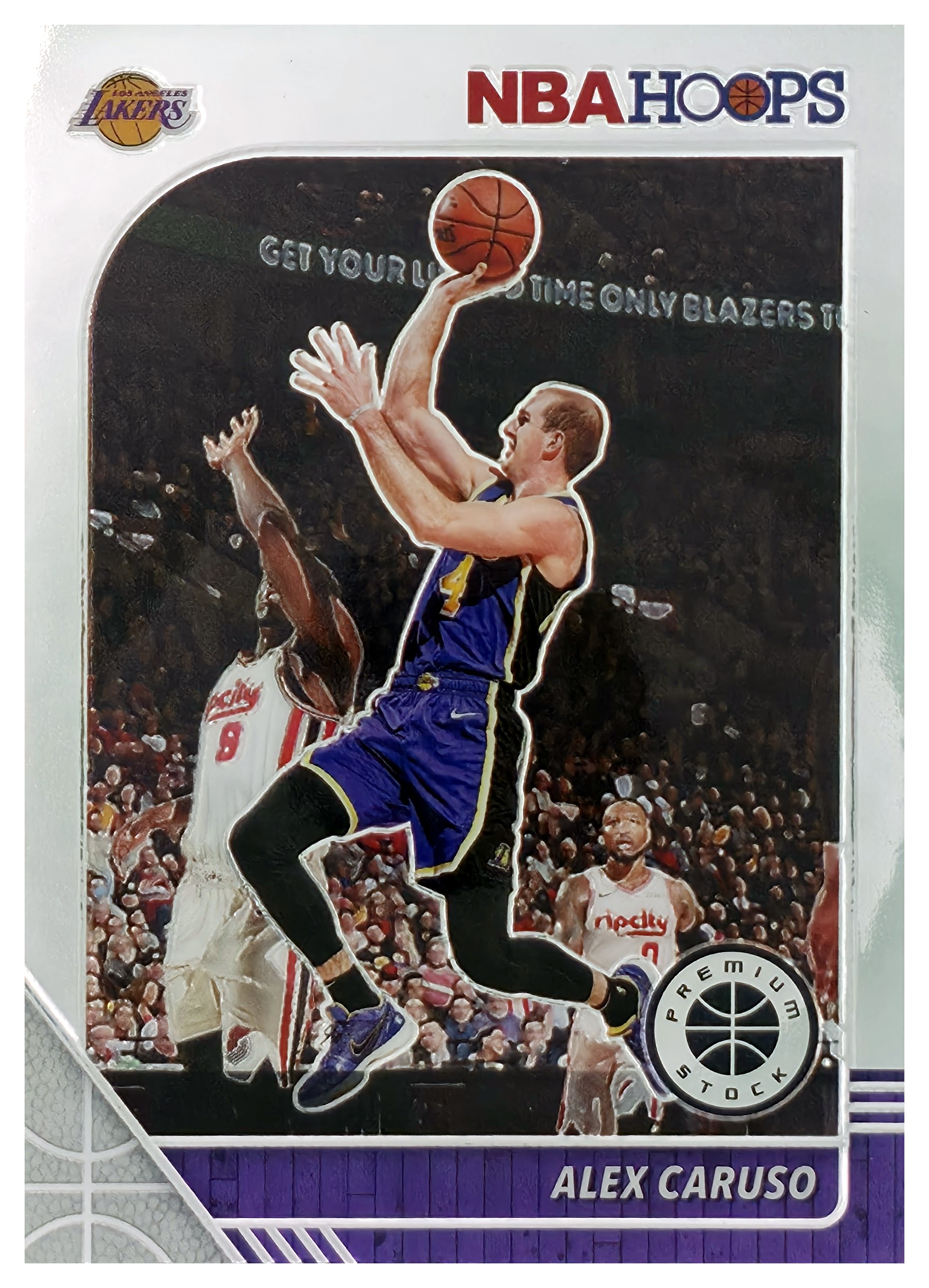 Alex Caruso - Panini Hoops Premium Stock Base Set 2019-20, Nr. 5 (Art.-Nr. SG106959)