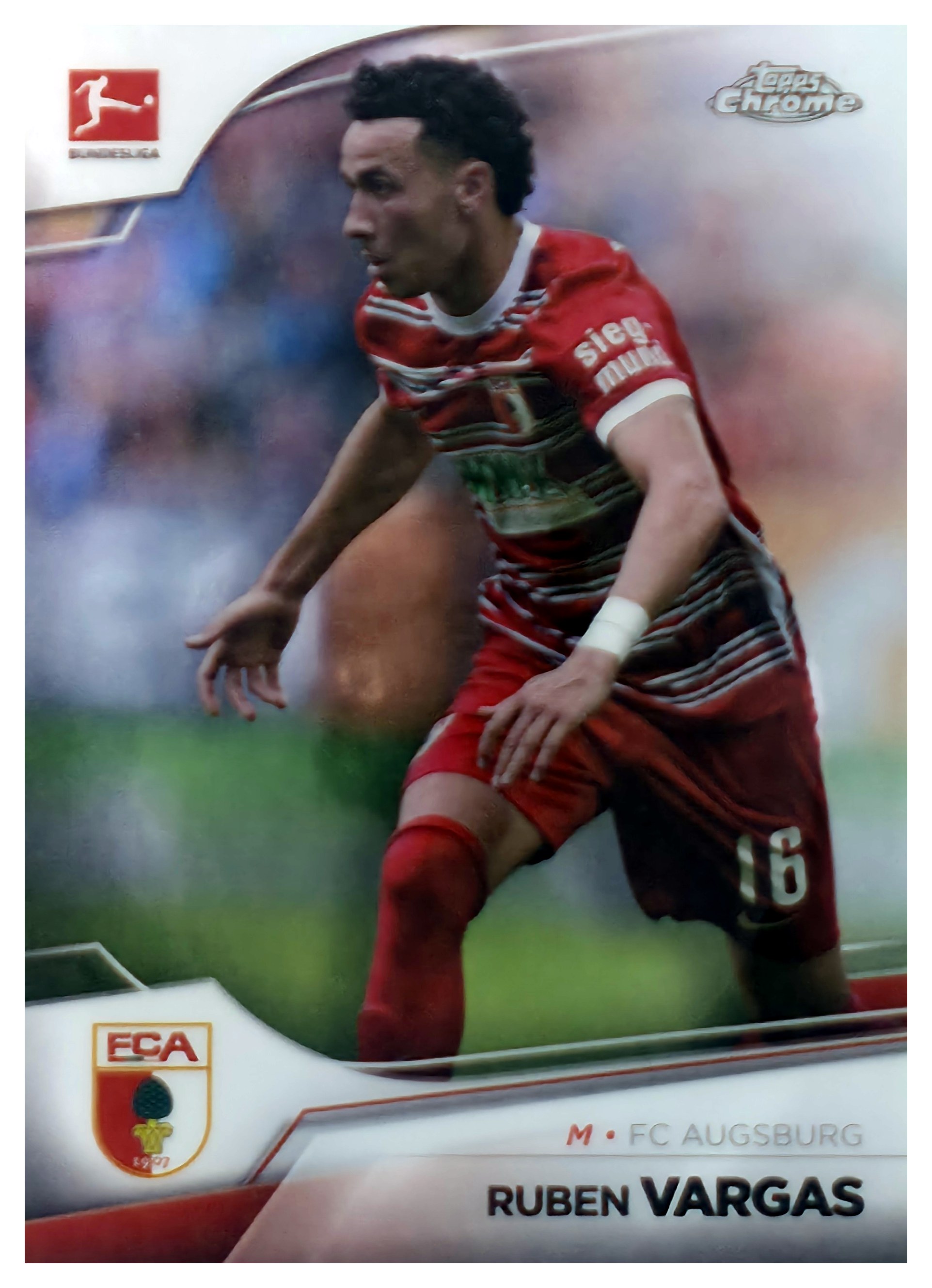 Ruben Vargas - Topps Chrome Bundesliga Base Set 2022-23, Nr. 4 (Art.-Nr. SG108086)
