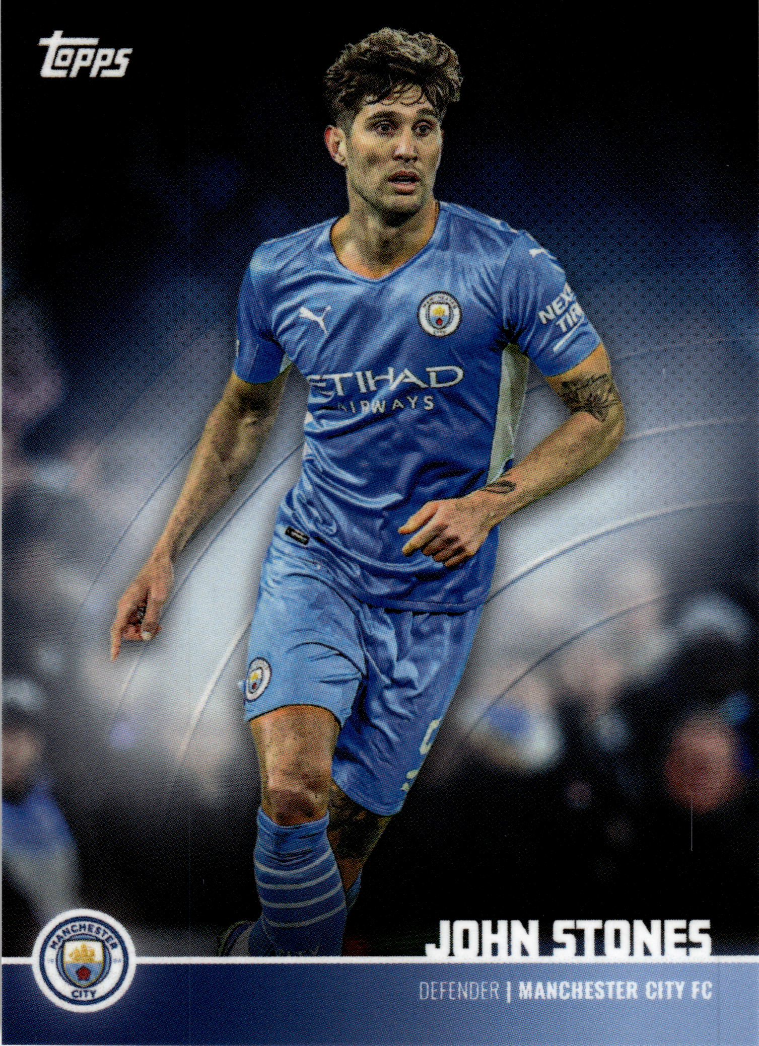John Stones - Topps Manchester City Team Set Base Set 2021-22 (Art.-Nr. SG106343)