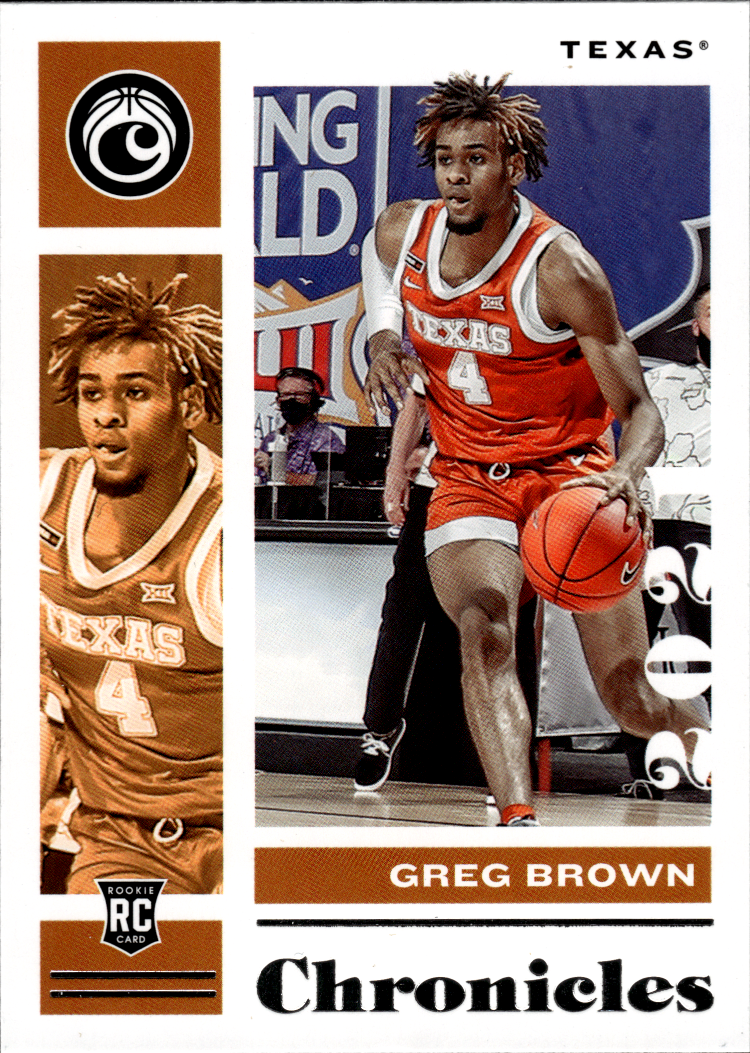 Greg Brown - Panini Chronicles Draft Picks Base Set 2021, Nr. 14 (Art.-Nr. SG103832)