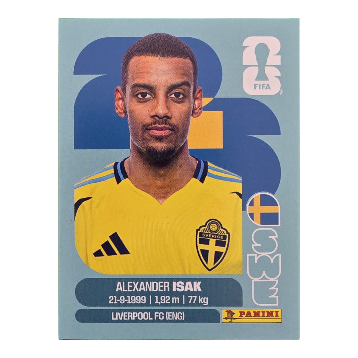 Alexander Isak - Schweden, FIFA WM 2026, Nr. SWE19