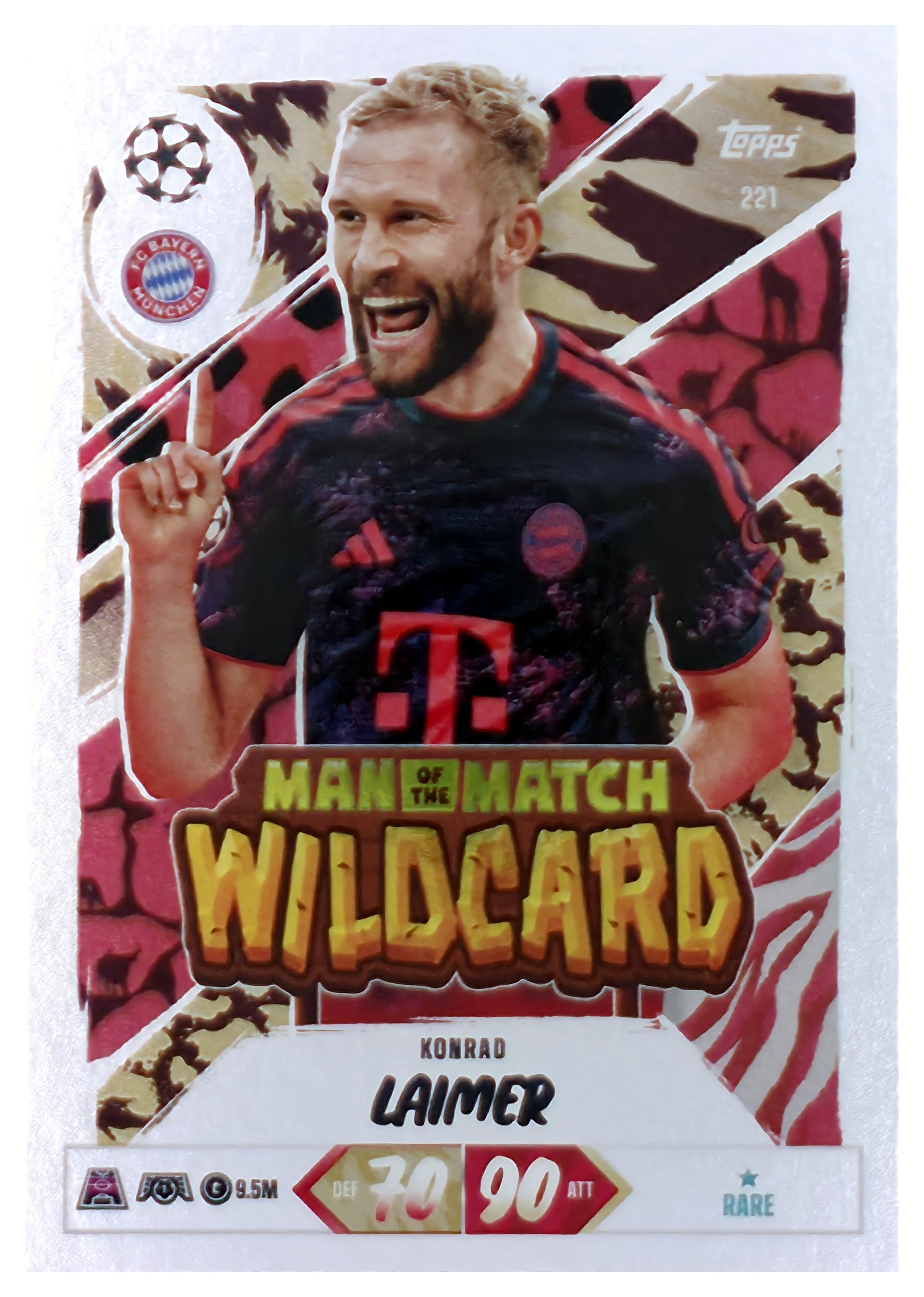 Konrad Laimer - Topps Match Attax UEFA Club Competitions Man of the Match Wildcard 2026-27, Nr. 221 (Art.-Nr. SG107488)