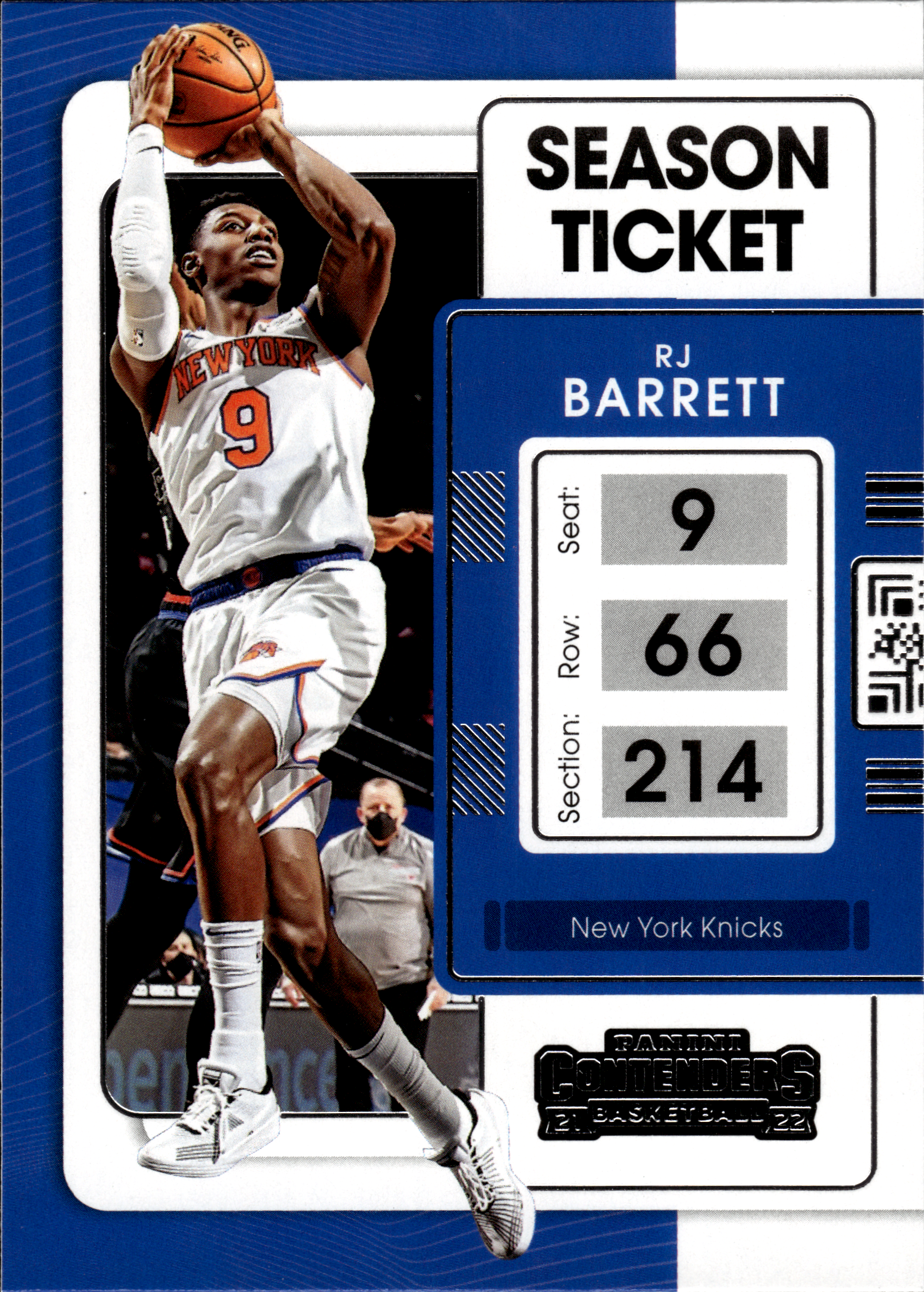RJ Barrett - Panini Contenders Season Ticket 2021-22, Nr. 65 (Art.-Nr. SG103729)