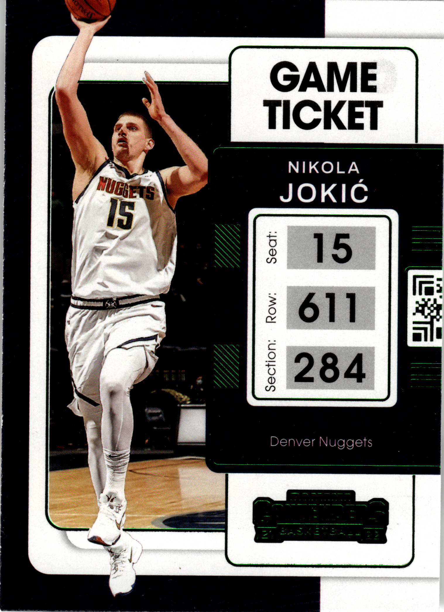 Nikola Jokić - Panini Contenders Game Ticket 2021-22, Nr. 68 (Art.-Nr. SG103759)