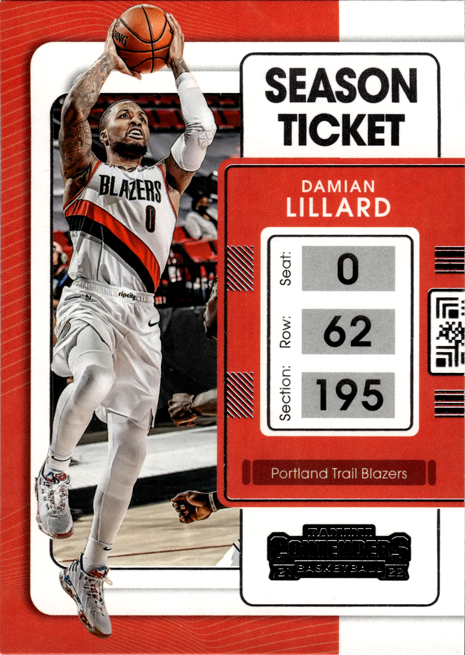 Damian Lillard - Panini Contenders Season Ticket 2021-22, Nr. 29 (Art.-Nr. SG103662)