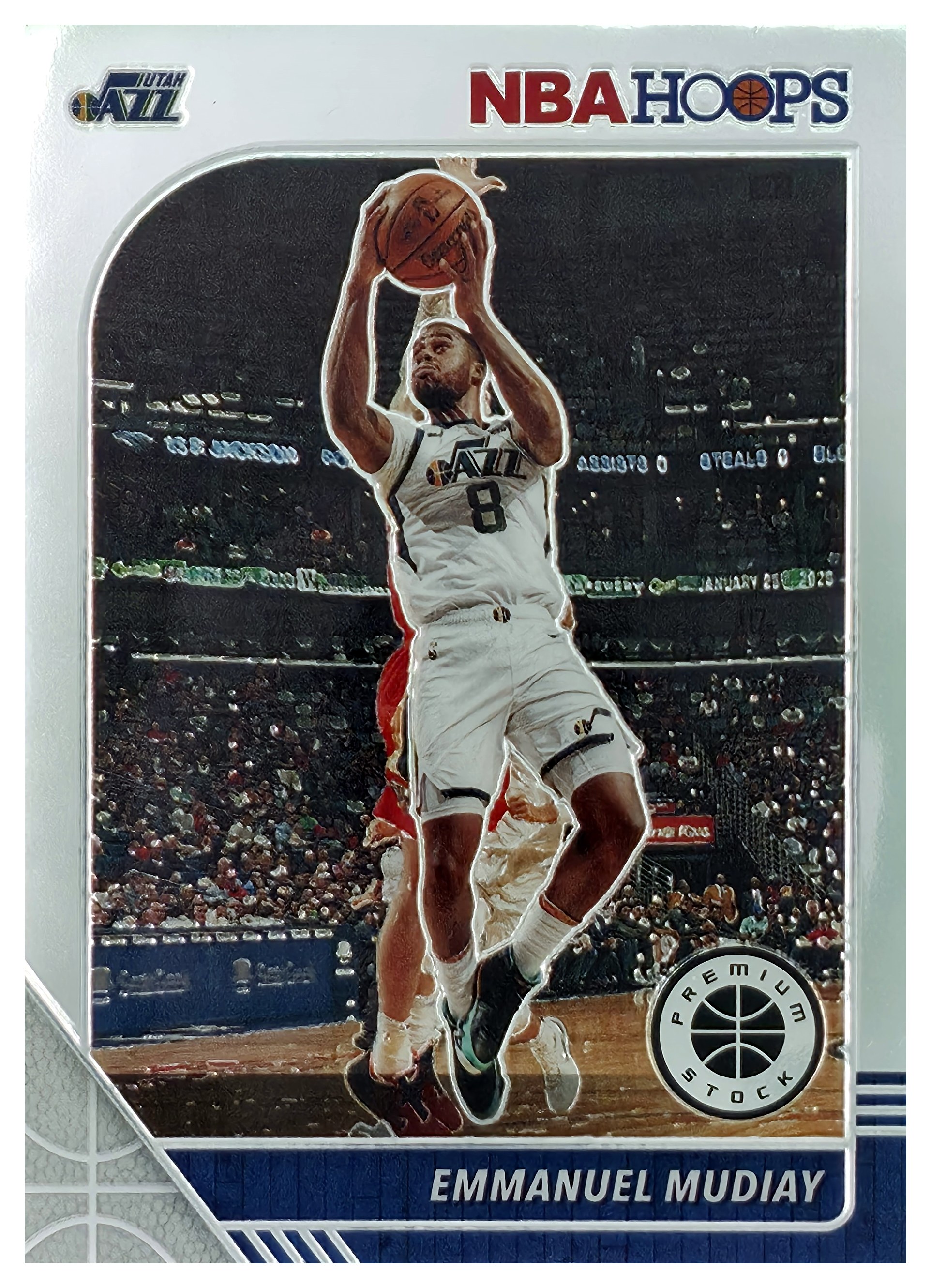 Emmanuel Mudiay - Panini Hoops Premium Stock Base Set 2019-20, Nr. 124 (Art.-Nr. SG106948)