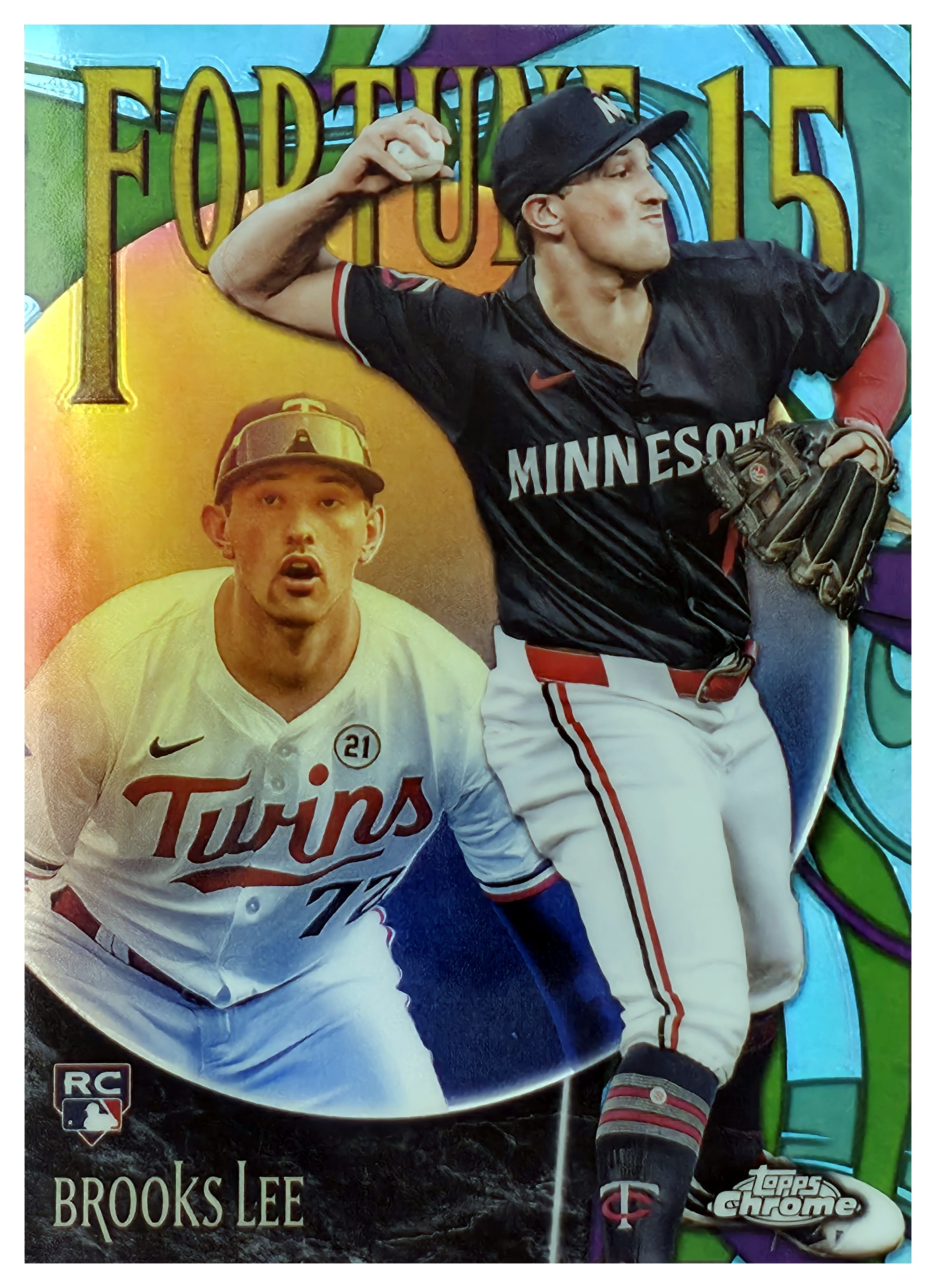 Brooks Lee - Topps Chrome Fortune 15 2025, Nr. F15-14 – Rookie Card (Art.-Nr. SG109067)