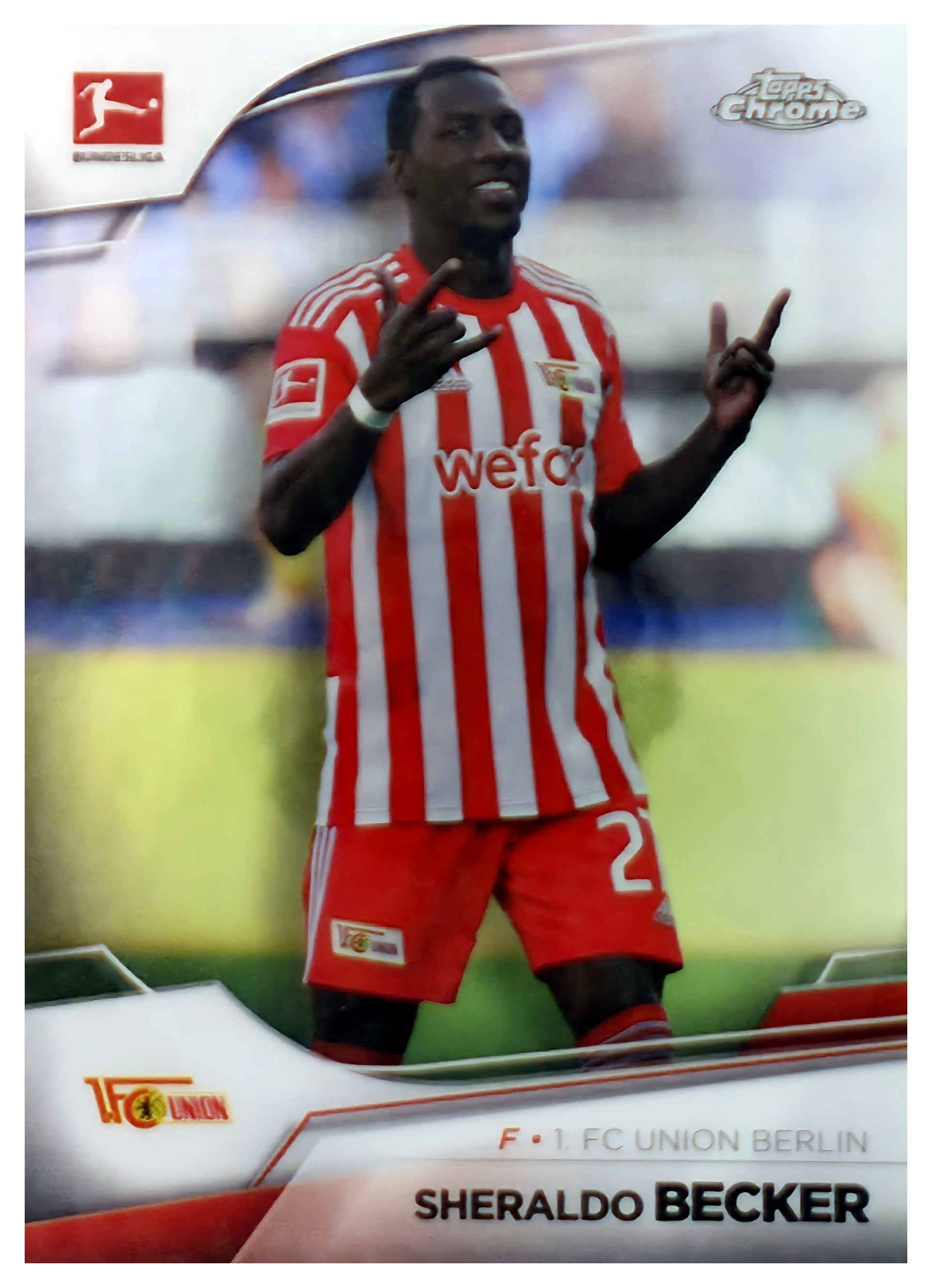 Sheraldo Becker - Topps Chrome Bundesliga Base Set 2022-23, Nr. 12 (Art.-Nr. SG108079)