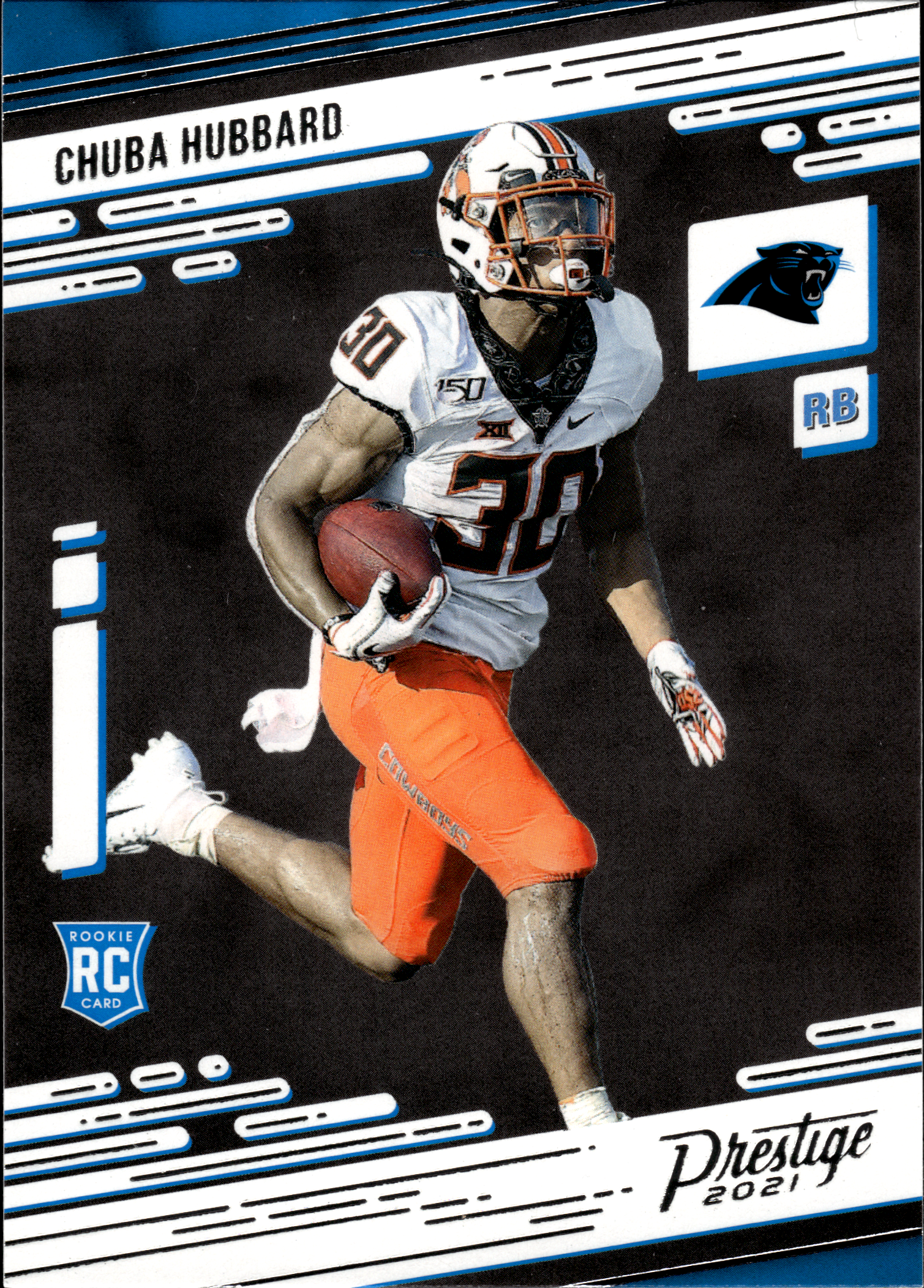 Chuba Hubbard - Panini Prestige Base Set 2021, Nr. 241 – Rookie Card (Art.-Nr. SG103976)