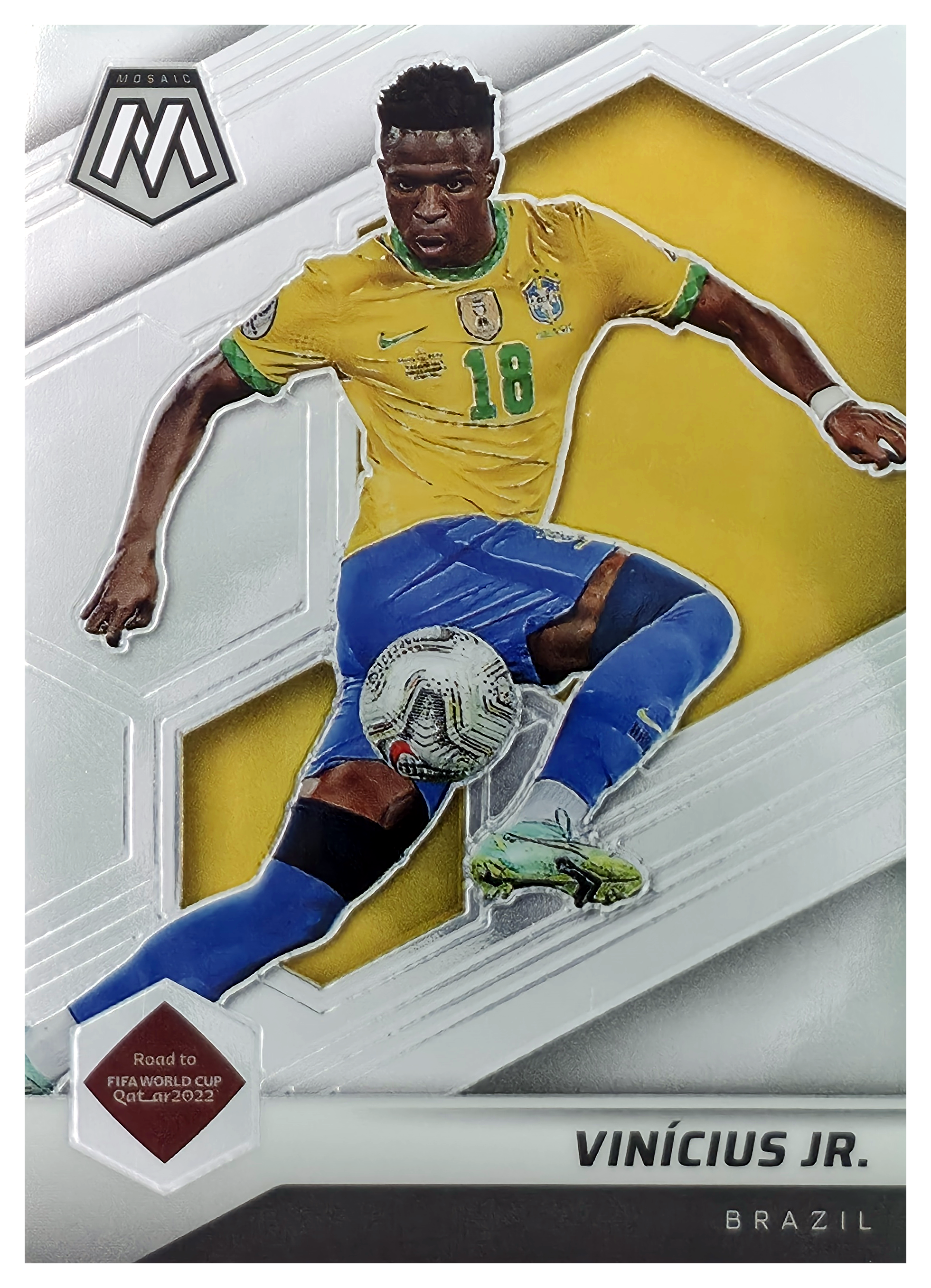 Vinícius Jr. - Panini Mosaic FIFA Road to World Cup Base Set 2021-22, Nr. 163 (Art.-Nr. SG105962)