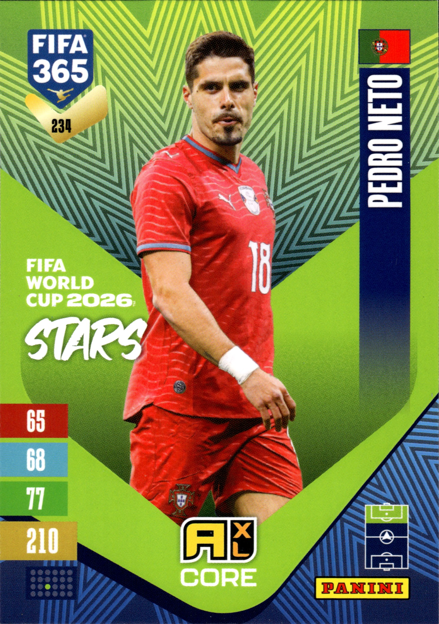 Pedro Neto - Panini Adrenalyn XL FIFA 365 FIFA World Cup 2026 Stars 2026-27, Nr. 234 (Art.-Nr. SG110314)
