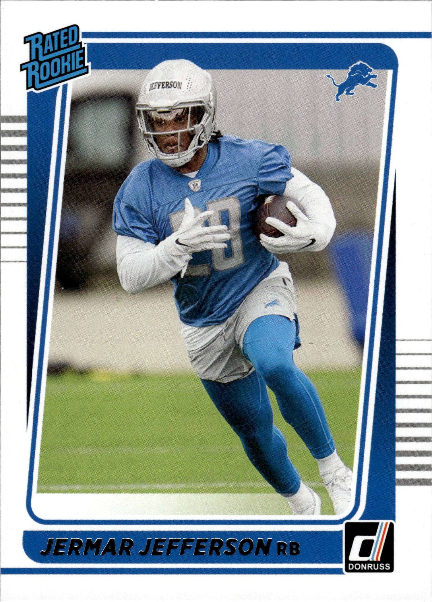 Jermar Jefferson - Panini Donruss Base Set 2021, Nr. 297 – Rookie Card (Art.-Nr. SG103953)