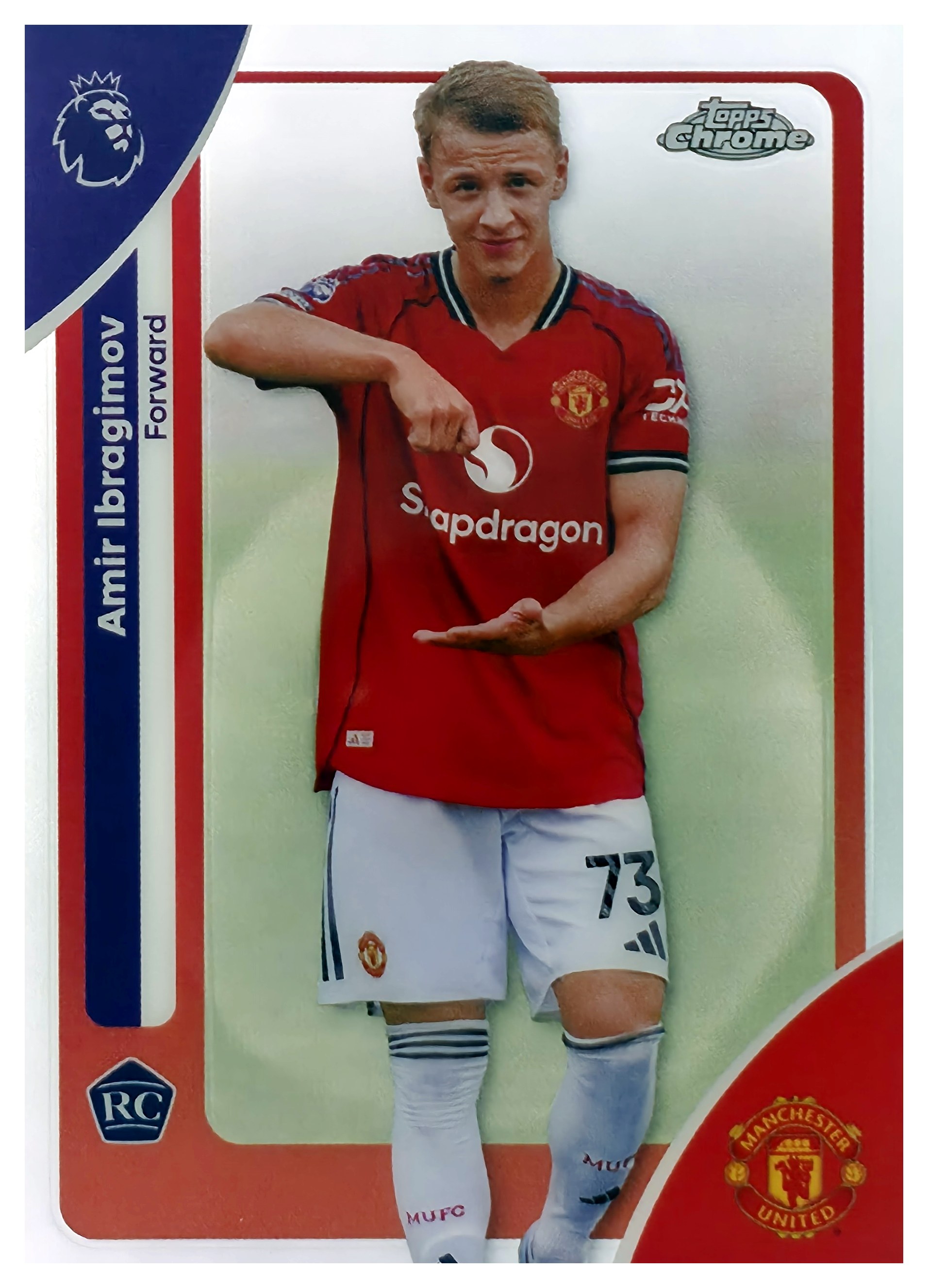 Amir Ibragimov - Topps Chrome Premier League Base Set 2025-26, Nr. 132 – Rookie Card (Art.-Nr. SG107704)