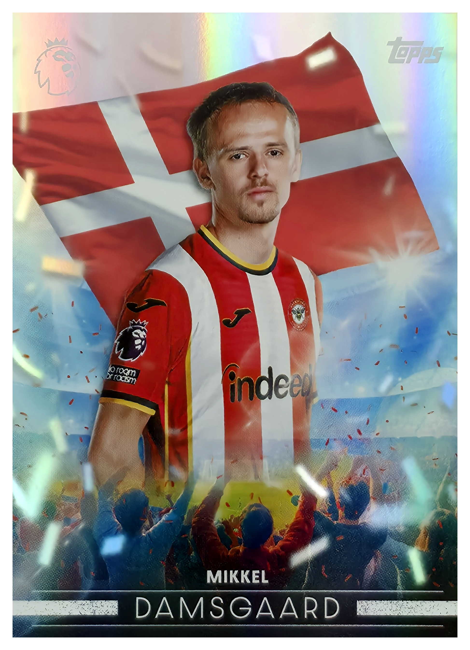 Mikkel Damsgaard - Topps Flagship Premier League Flying the Flag 2026-27, Nr. FF 6 – Insert (Art.-Nr. SG105164)