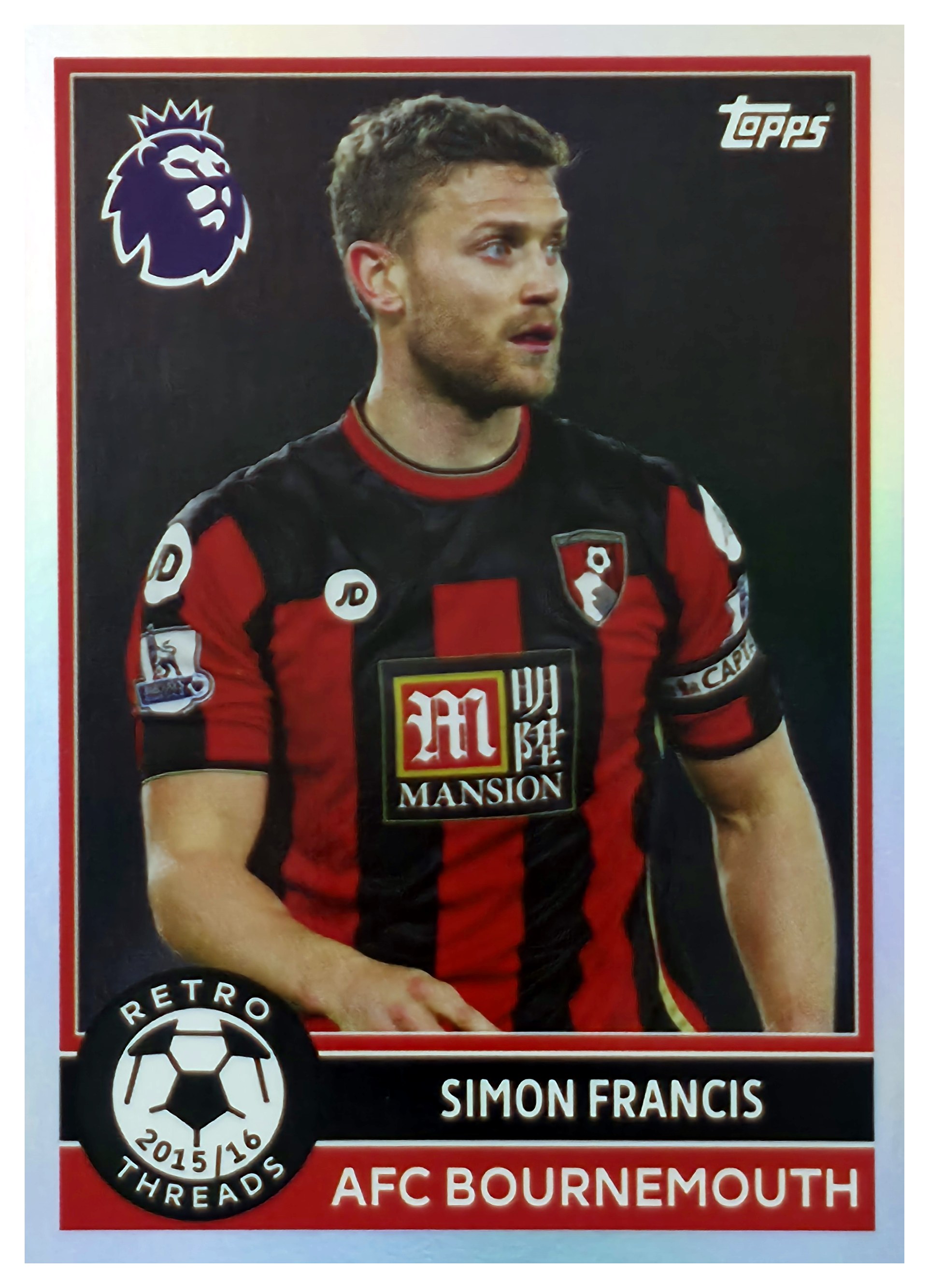 Simon Francis - Topps Match Attax Premier League Retro Threads 2025-26, Nr. 383 (Art.-Nr. SG110999)