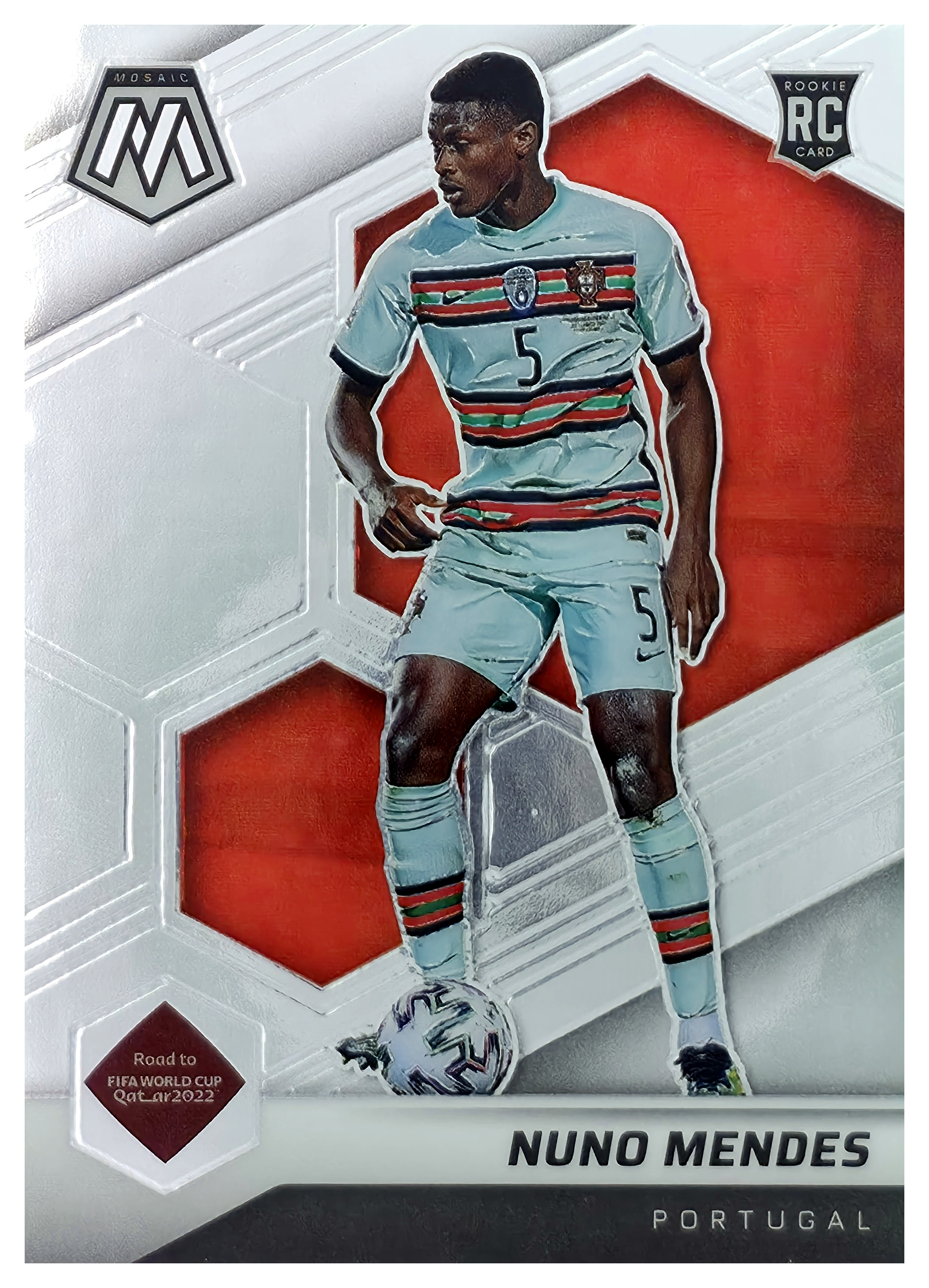 Nuno Mendes - Panini Mosaic FIFA Road to World Cup Base Set 2021-22, Nr. 111 – Rookie Card (Art.-Nr. SG105954)