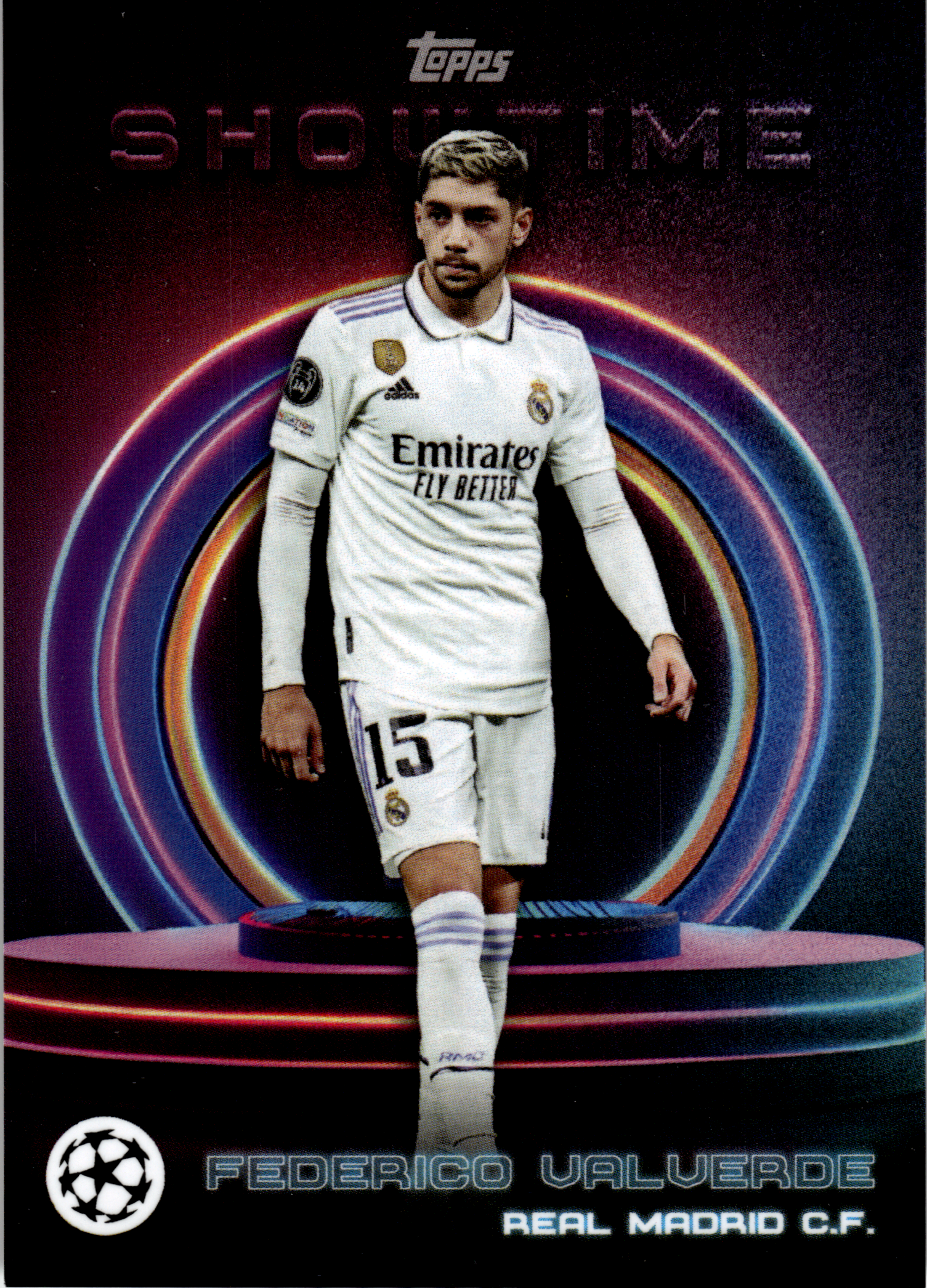 Federico Valverde - Topps UEFA Club Competitions Showtime 2022-23 (Art.-Nr. SG106372)