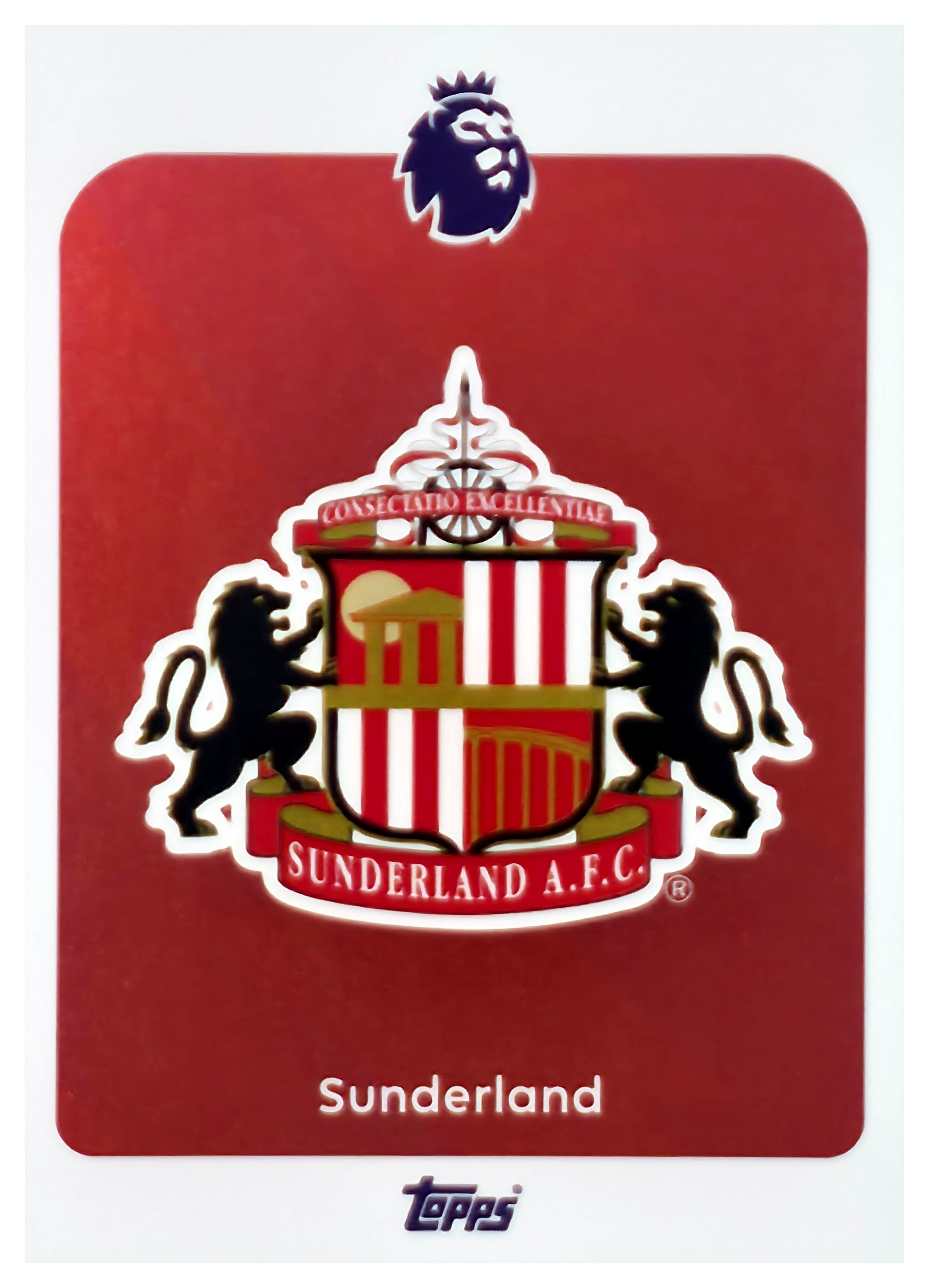 Sunderland - Topps Match Attax Premier League Club Badge 2025-26, Nr. 343 (Art.-Nr. SG108244)