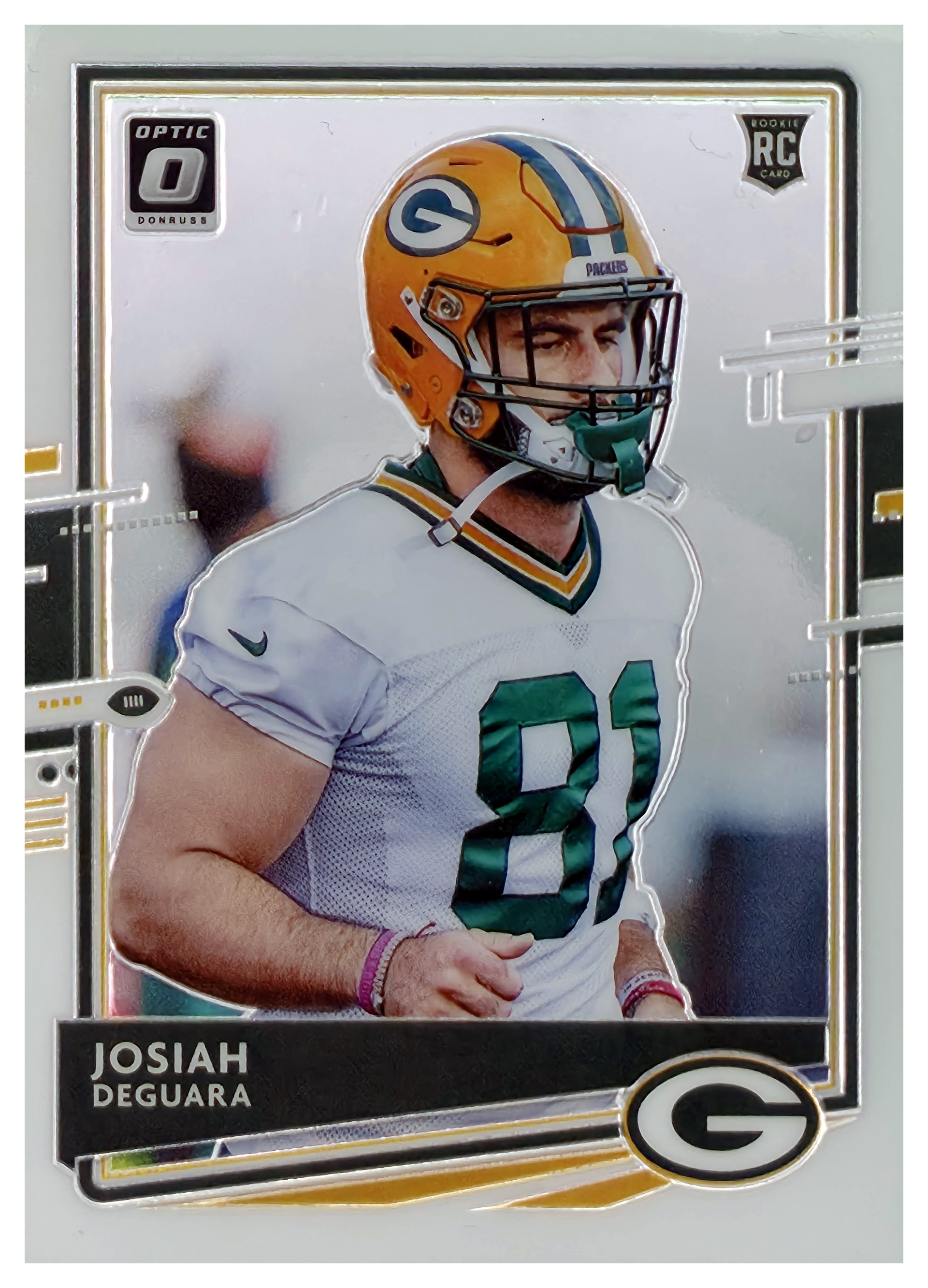 Josiah Deguara - Panini Donruss Optic Base Set 2020, Nr. 142 – Rookie Card (Art.-Nr. SG108653)