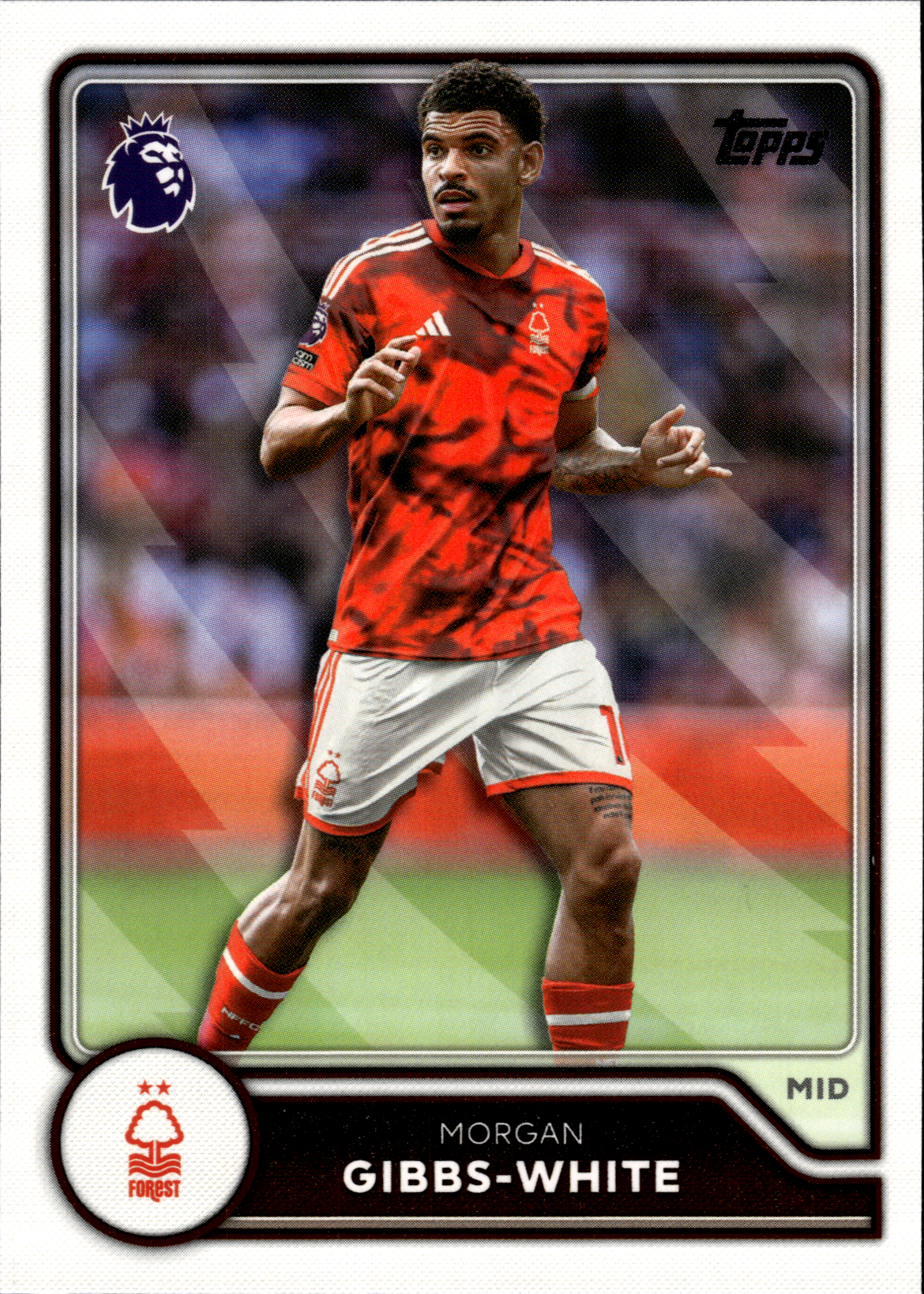 Morgan Gibbs-White - Topps Flagship Premier League Base Set 2026-27, Nr. 225 (Art.-Nr. SG105343)