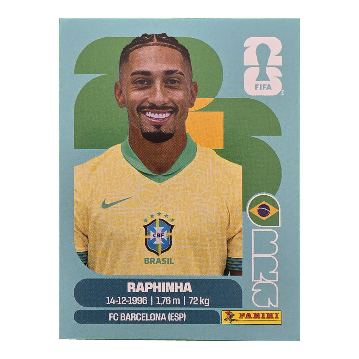 Raphinha - Brasilien, FIFA WM 2026, Nr. BRA19