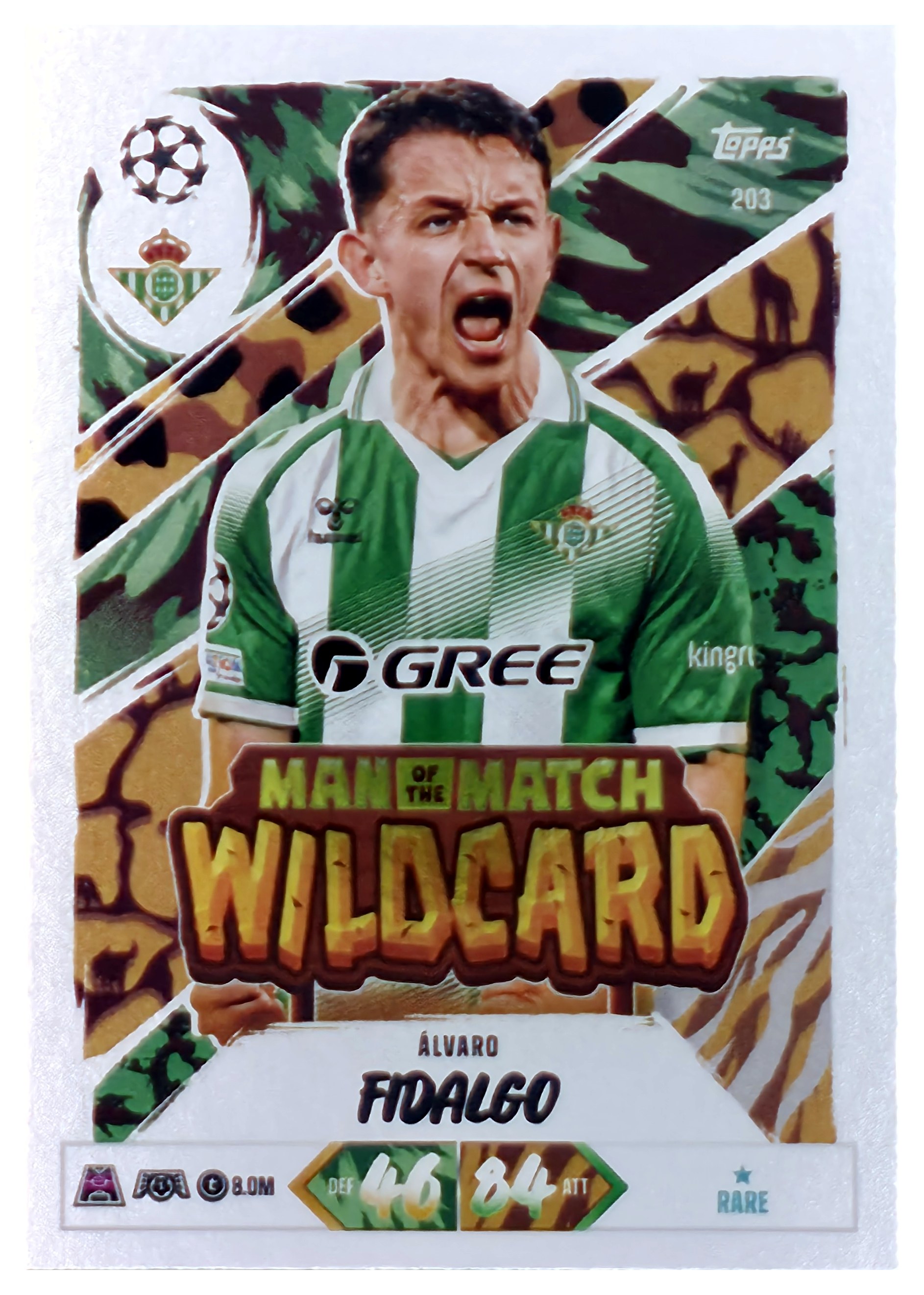 Álvaro Fidalgo - Topps Match Attax UEFA Club Competitions Man of the Match Wildcard 2026-27, Nr. 203 (Art.-Nr. SG107489)