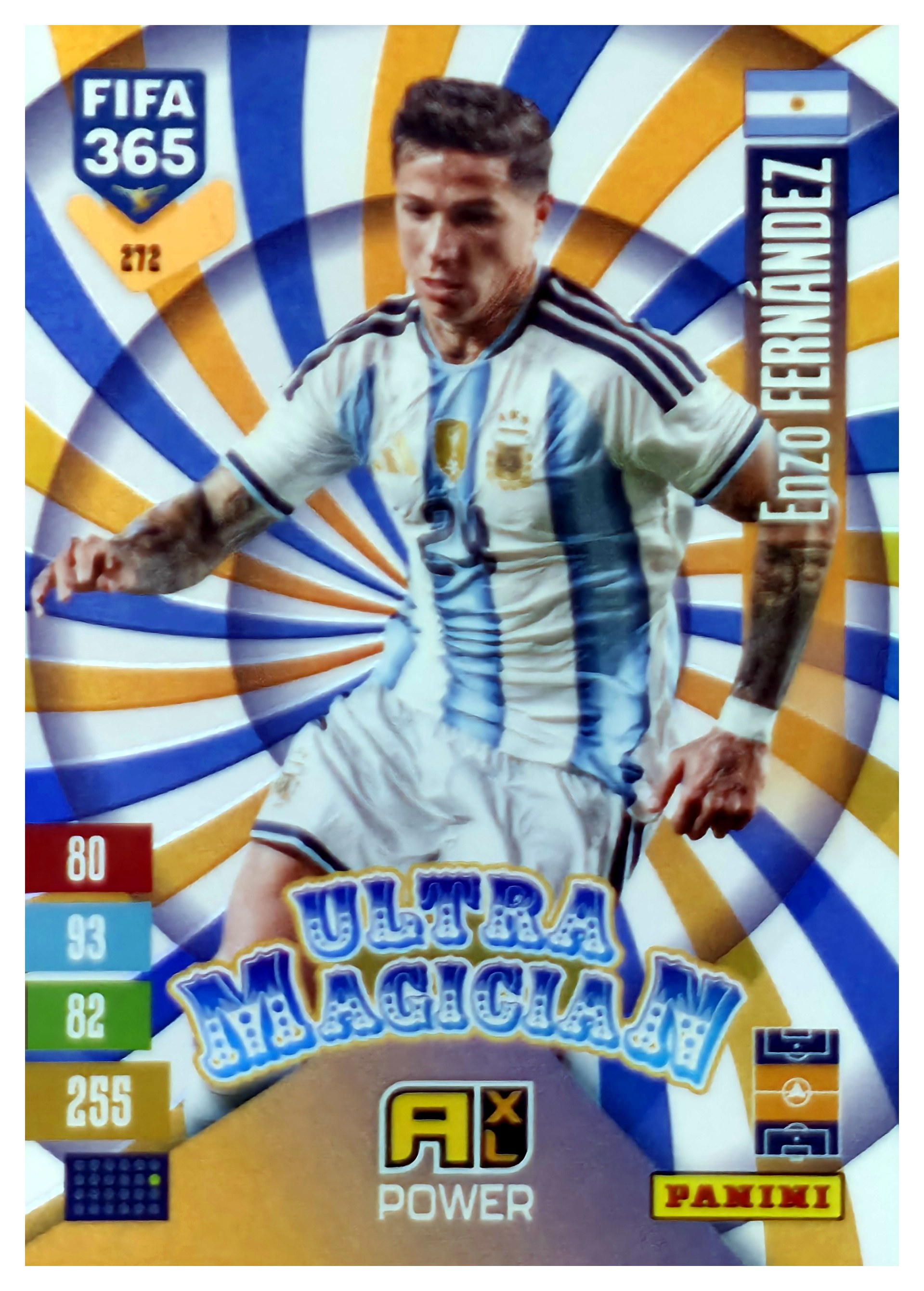 Enzo Fernández - Panini Adrenalyn XL FIFA 365 Ultra Magician 2026-27, Nr. 272 – Insert (Art.-Nr. SG110648)